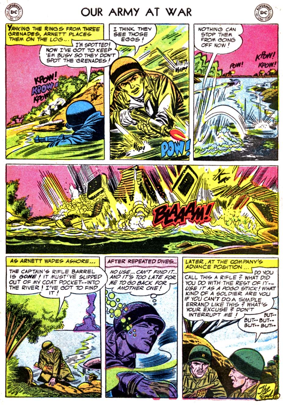 Read online Our Army at War (1952) comic -  Issue #39 - 33