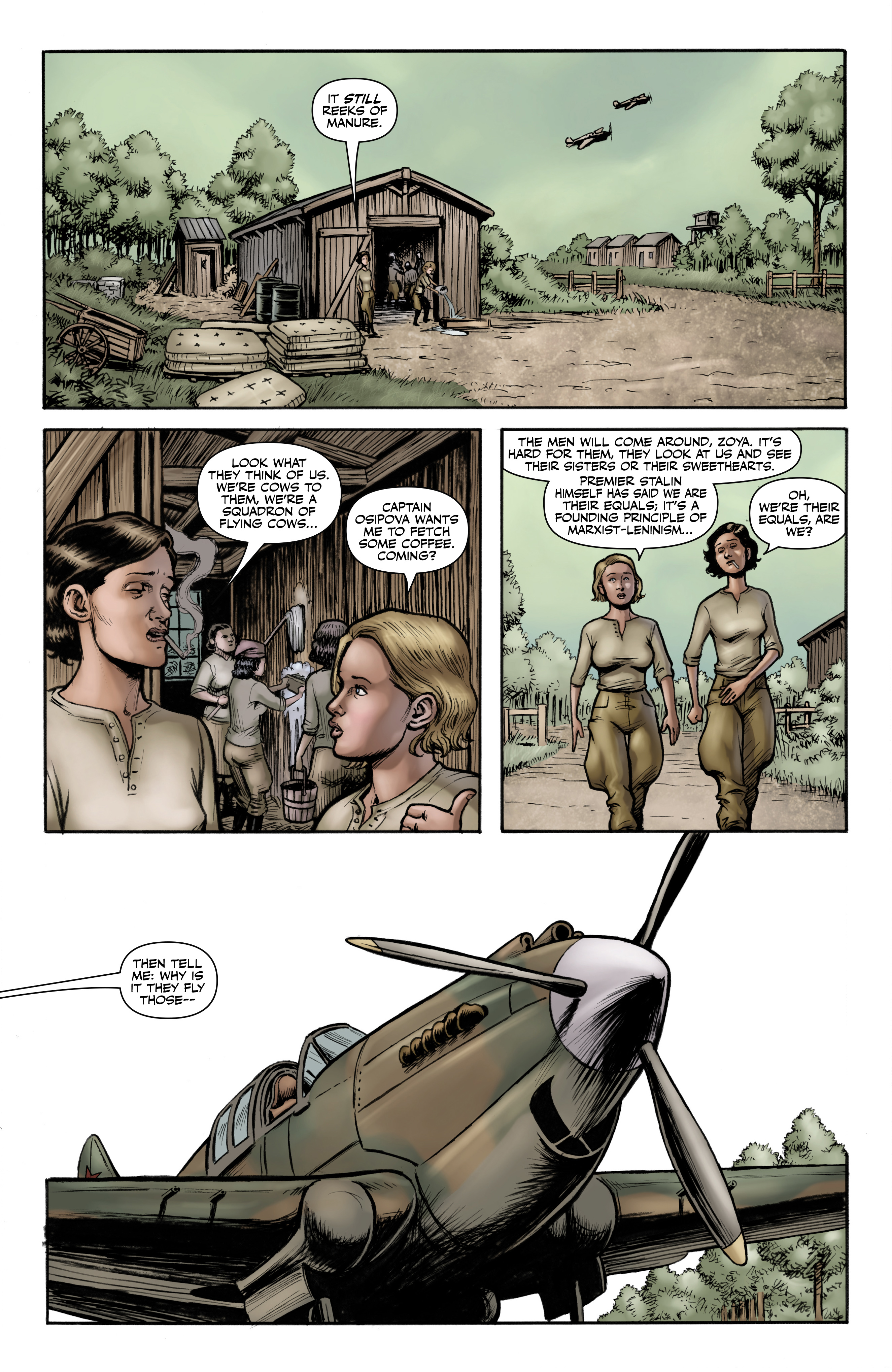 Read online Battlefields: The Night Witches comic -  Issue # TPB - 14