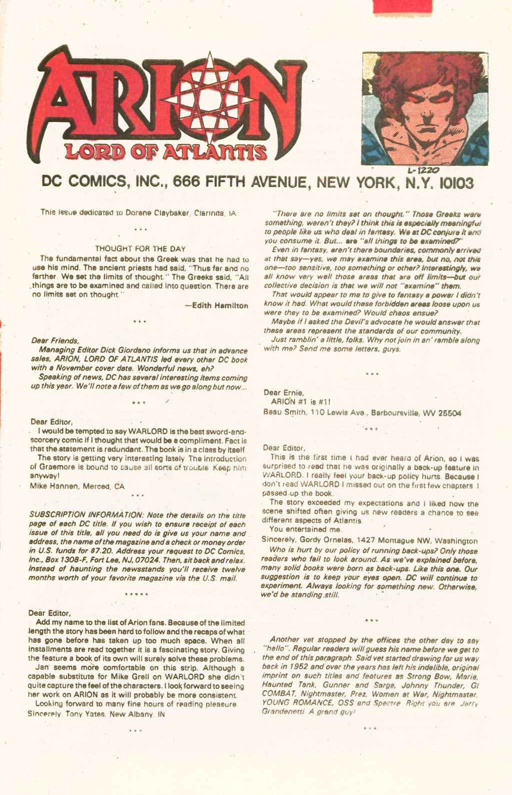 Read online Arion, Lord of Atlantis comic -  Issue #6 - 32