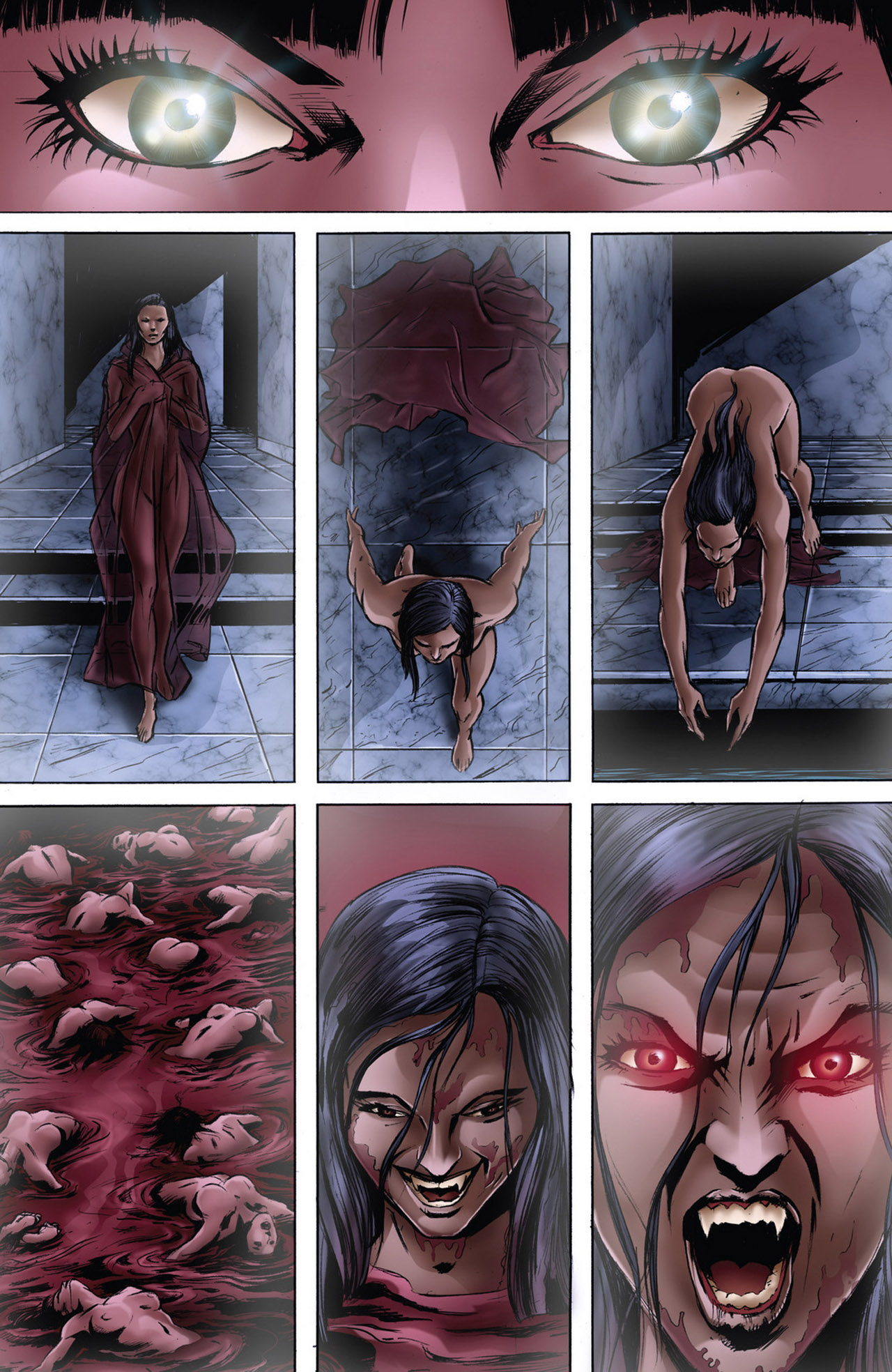 Read online Dark Shadows/Vampirella comic -  Issue #3 - 8