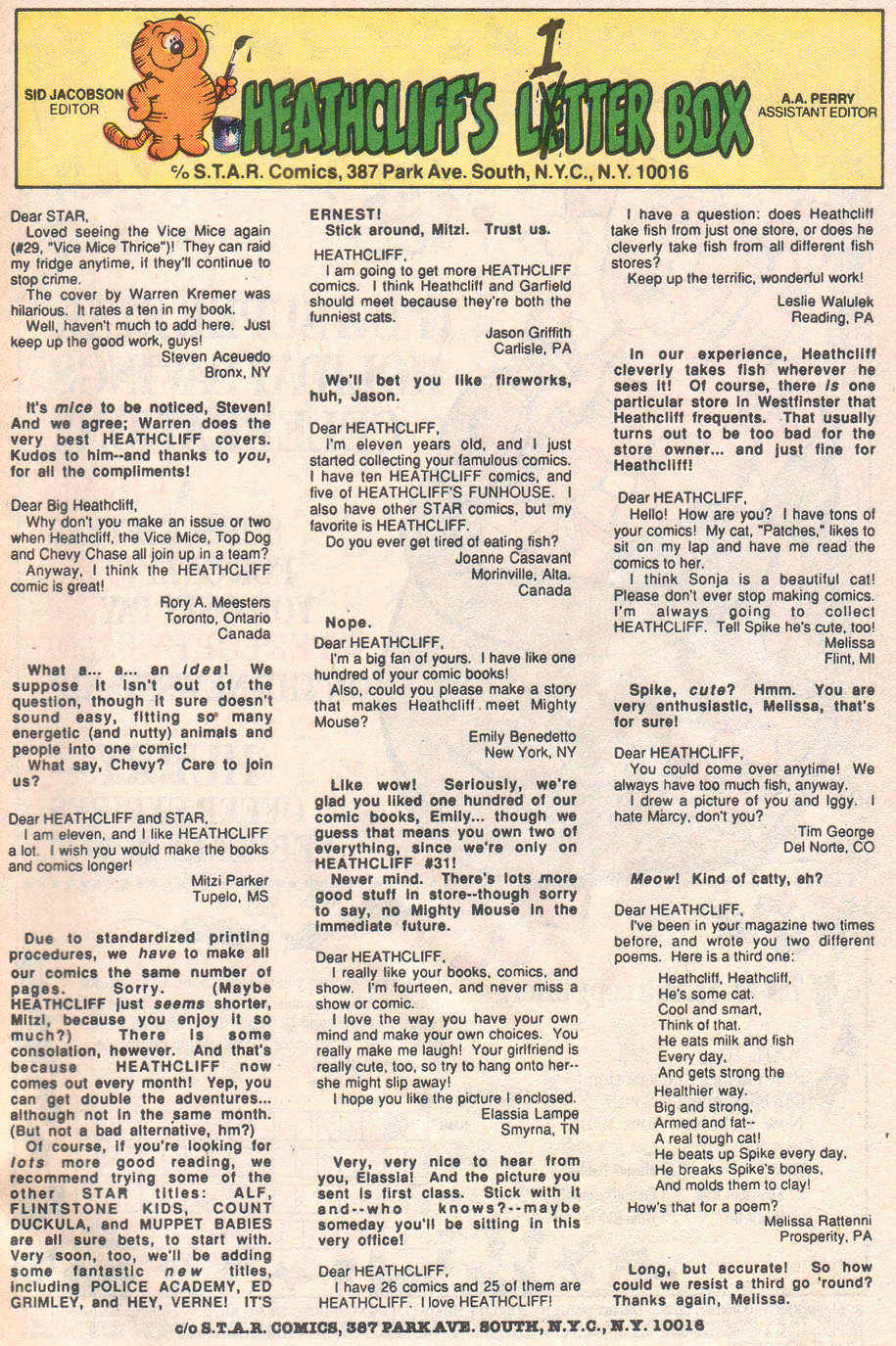 Read online Heathcliff comic -  Issue #32 - 33