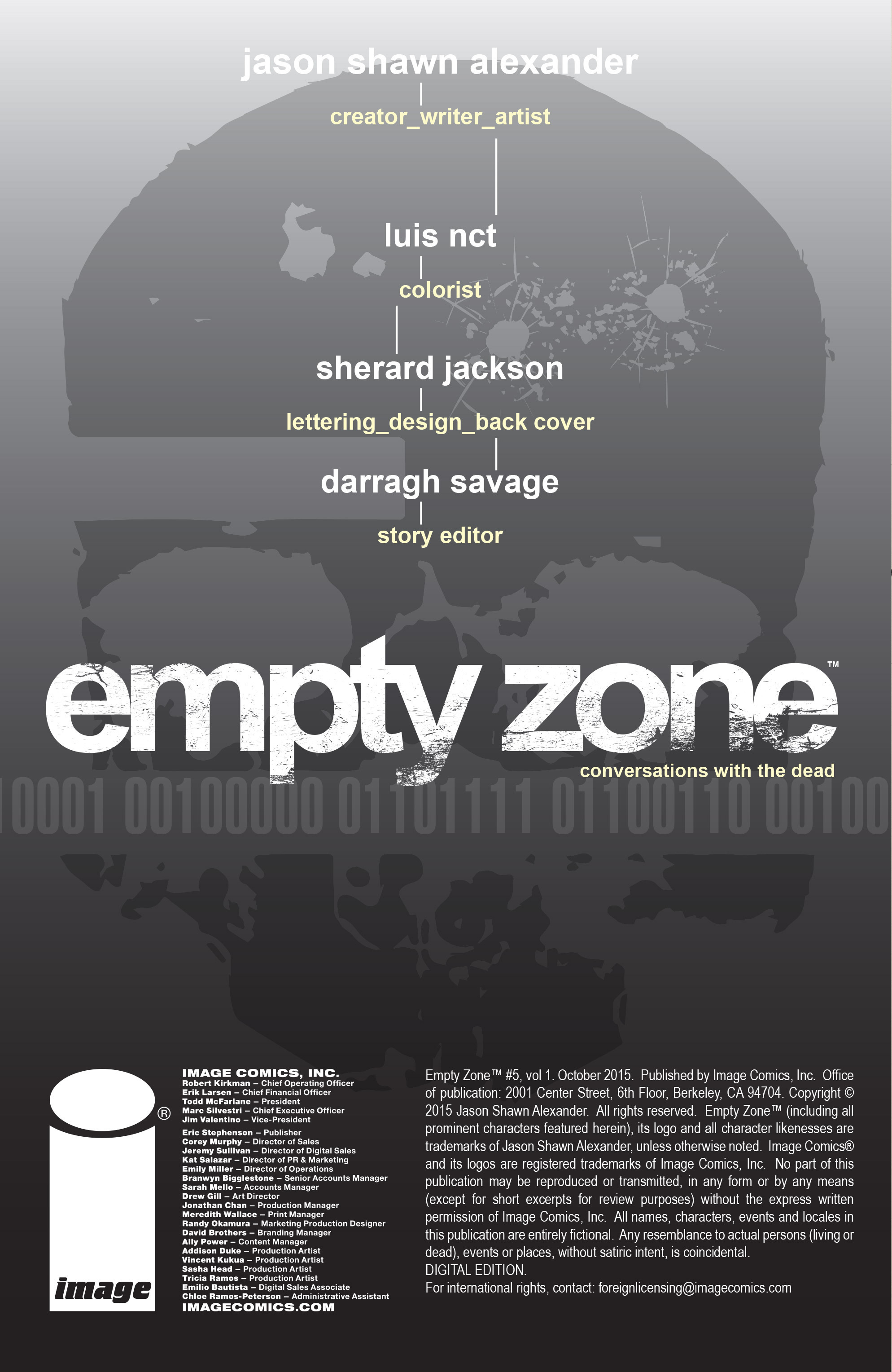 Read online Empty Zone (2015) comic -  Issue #5 - 2
