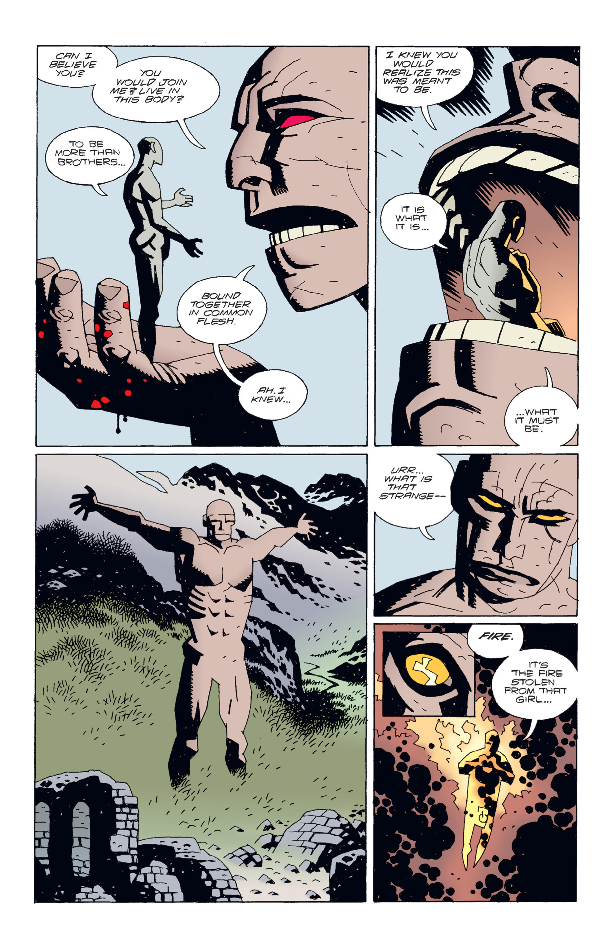 Read online Hellboy comic -  Issue #3 - 164