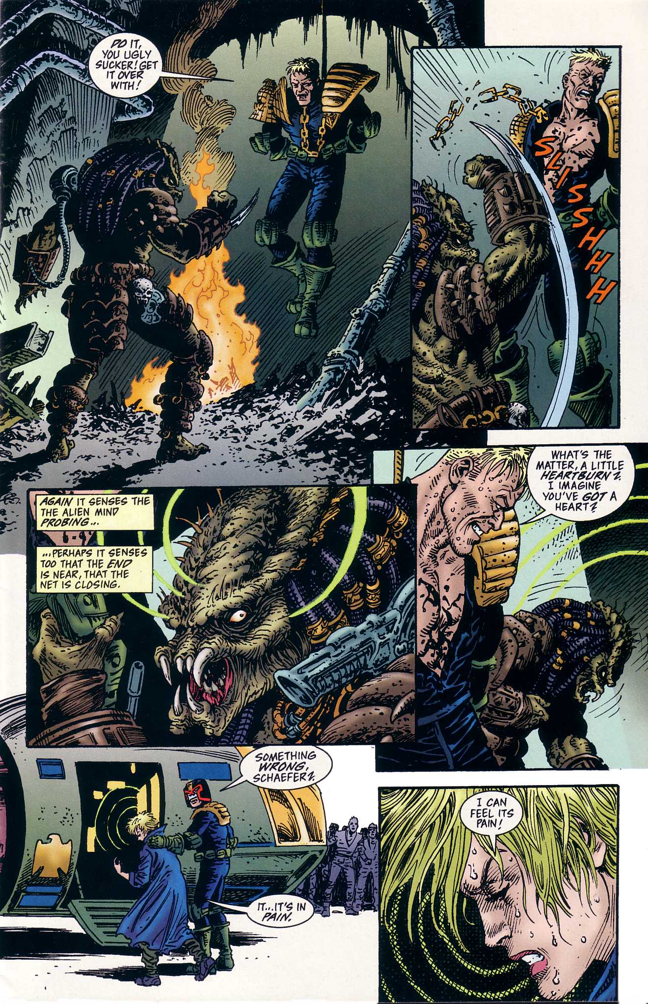 Read online Predator Versus Judge Dredd comic -  Issue #3 - 5