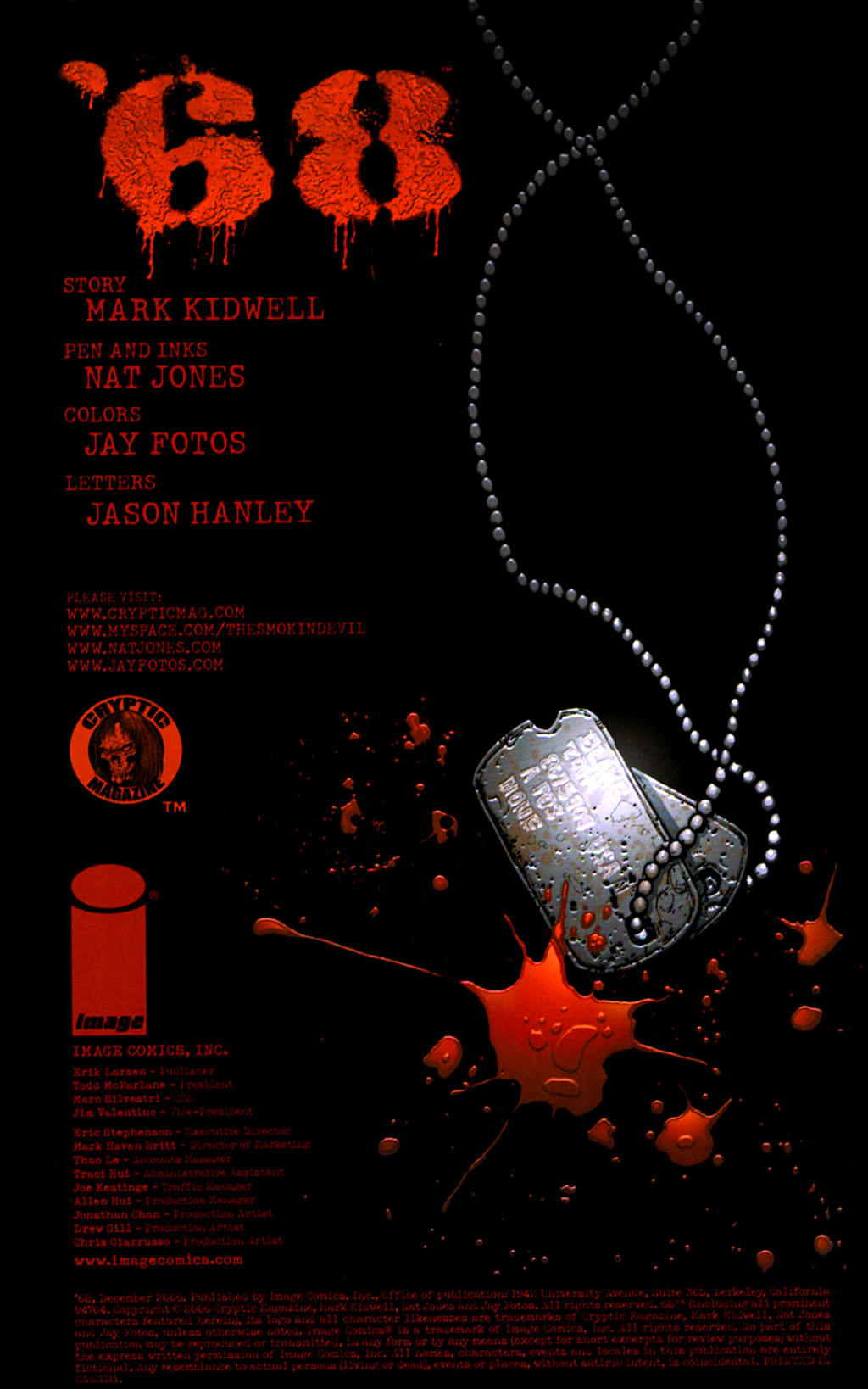 Read online '68 (2006) comic -  Issue # Full - 2