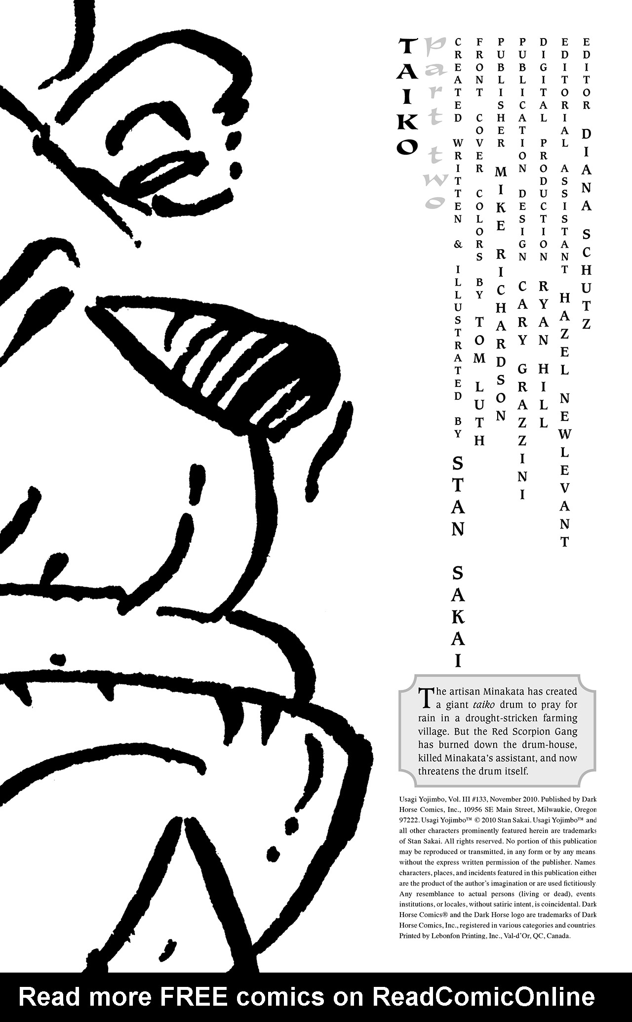 Read online Usagi Yojimbo (1996) comic -  Issue #133 - 2