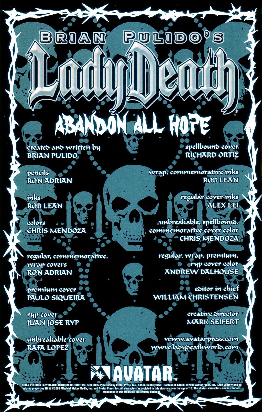 Read online Brian Pulido's Lady Death: Abandon All Hope comic -  Issue #2 - 4