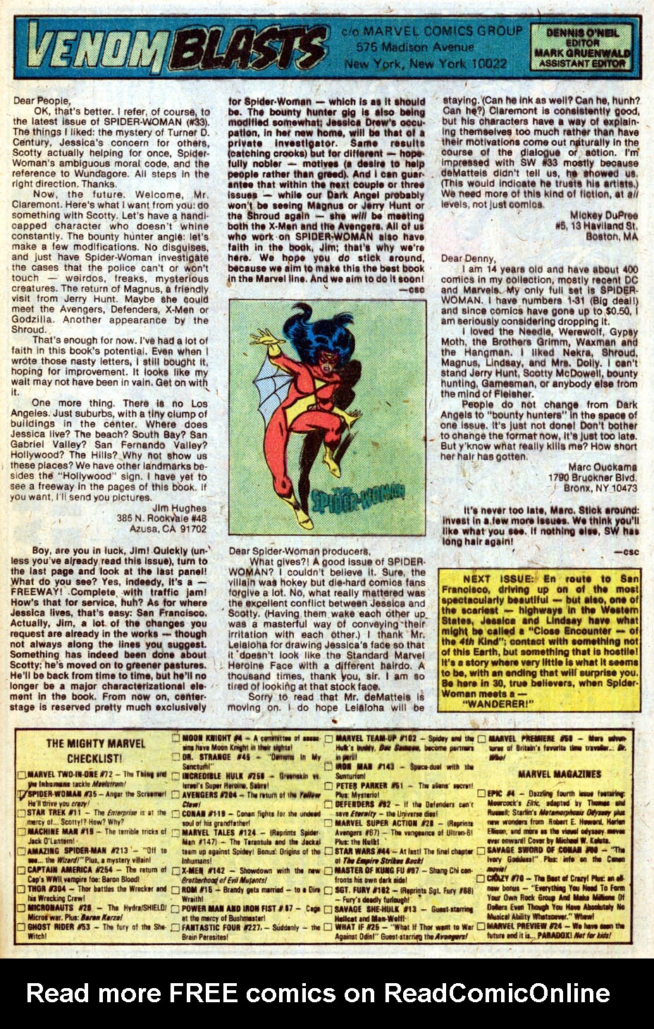 Read online Spider-Woman (1978) comic -  Issue #35 - 24
