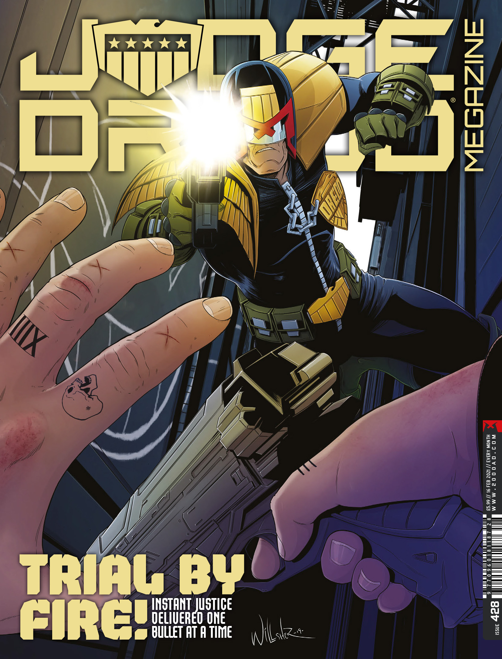 Read online Judge Dredd Megazine (Vol. 5) comic -  Issue #428 - 1