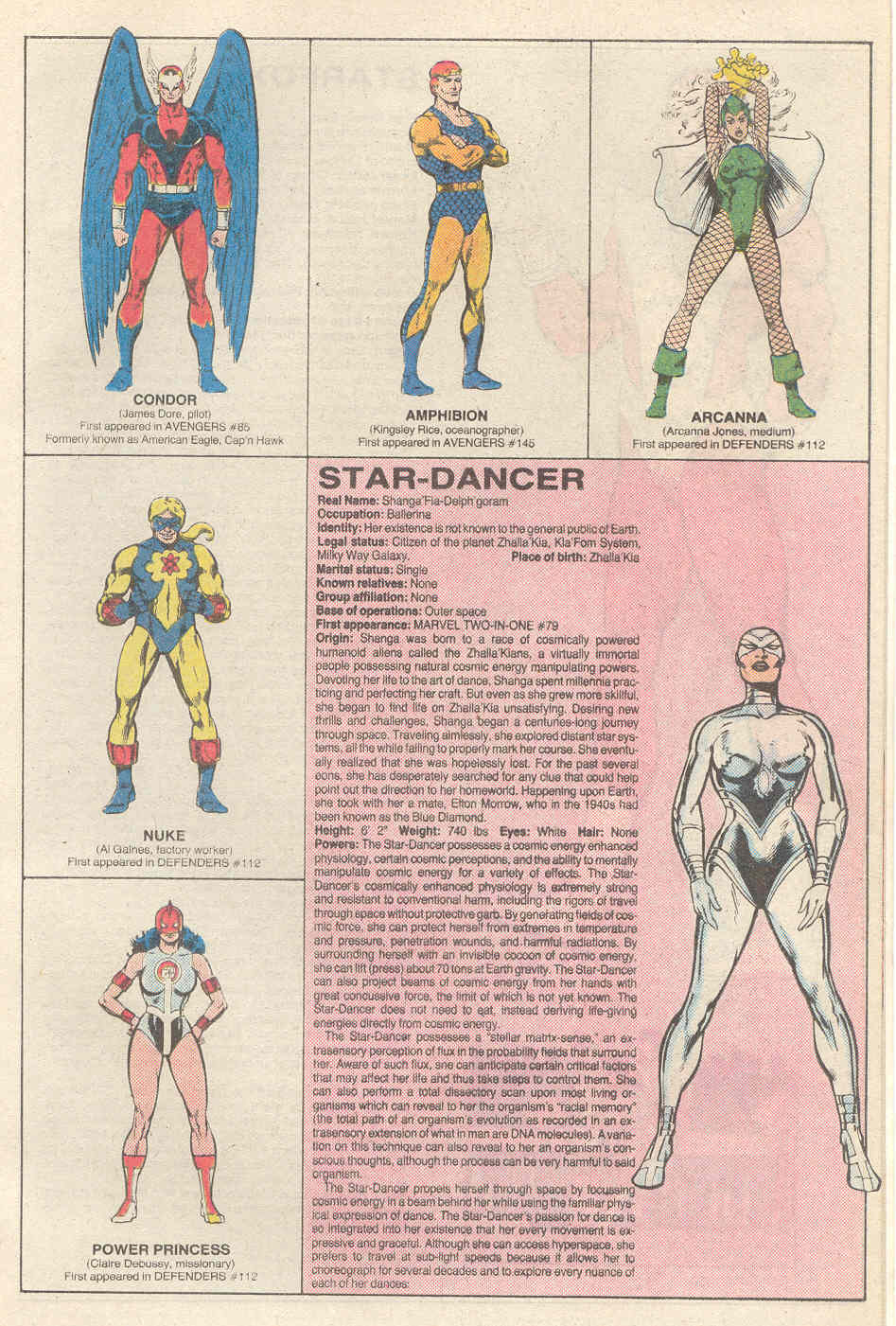 Read online The Official Handbook of the Marvel Universe comic -  Issue #10 - 24