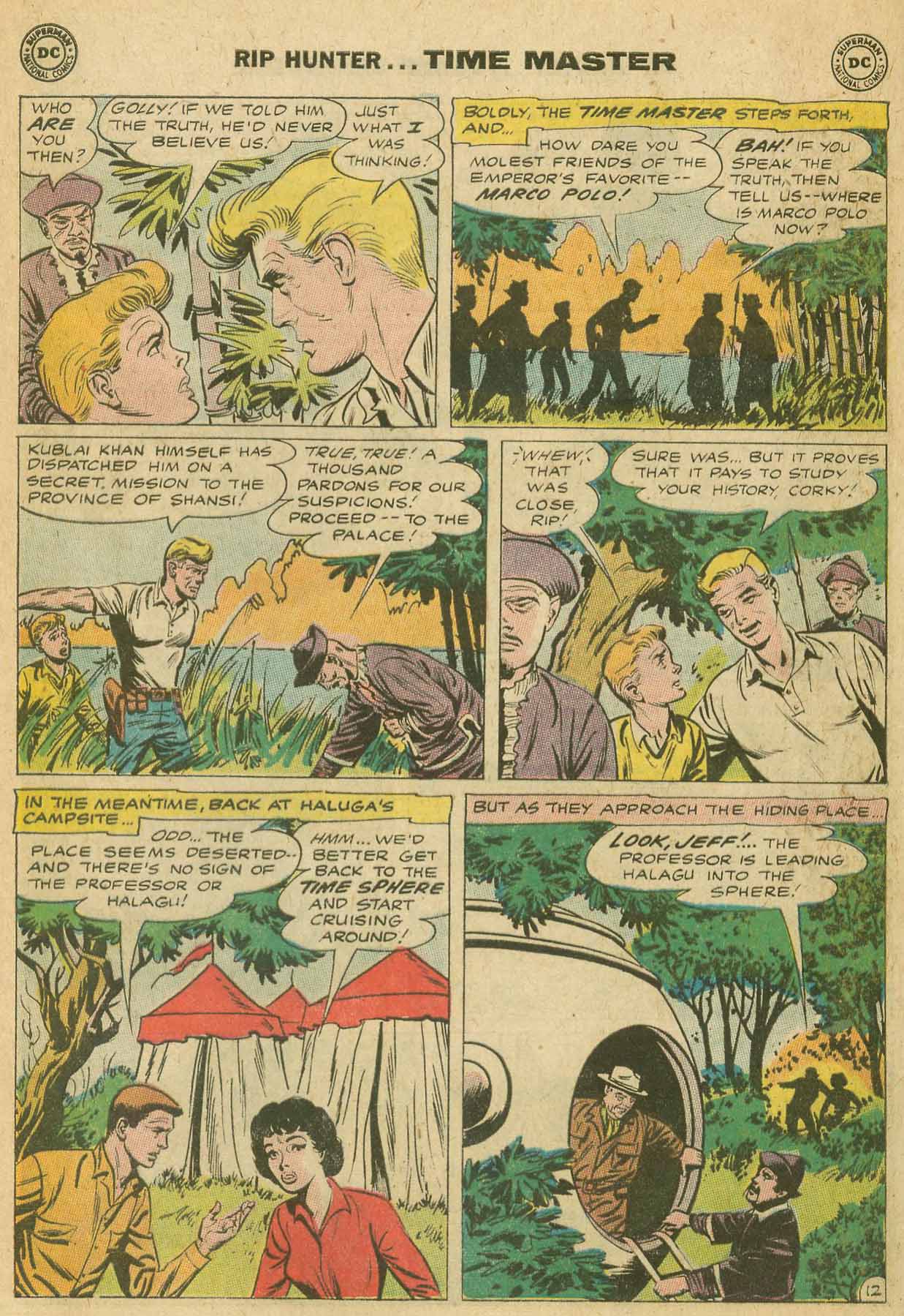 Read online Rip Hunter...Time Master comic -  Issue #13 - 16