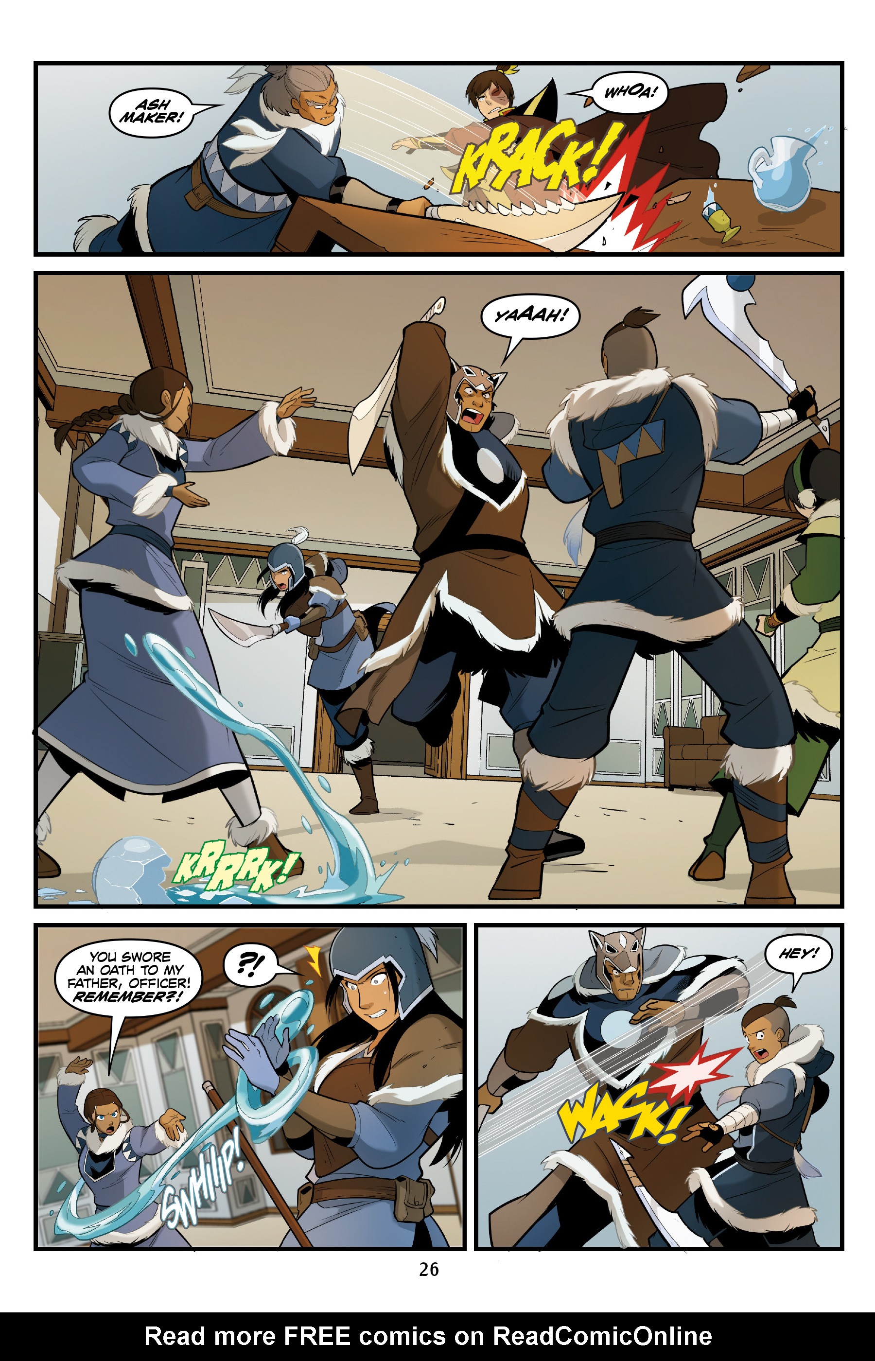 Read online Nickelodeon Avatar: The Last Airbender - North and South comic -  Issue #3 - 27