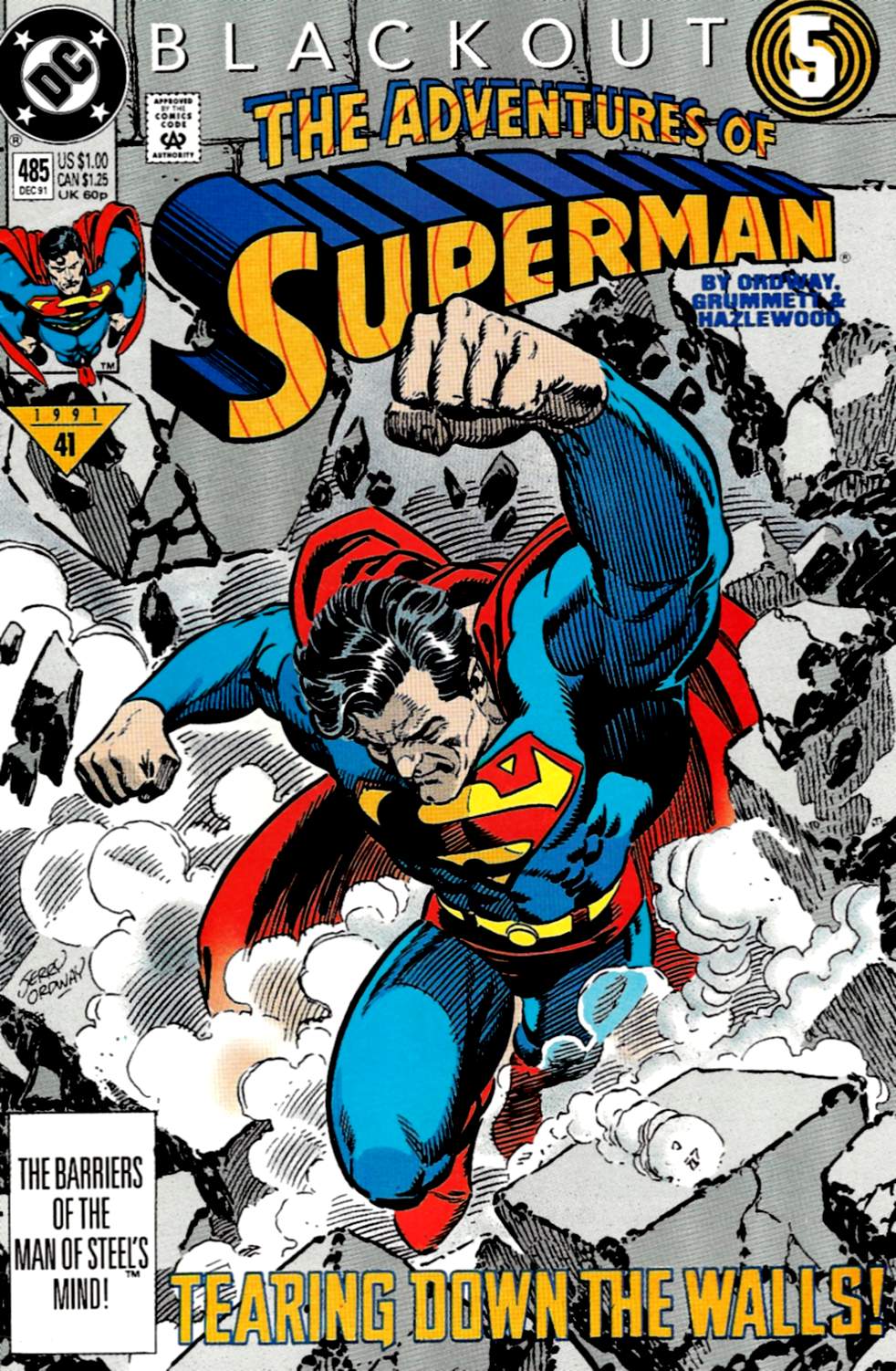 Read online Adventures of Superman (1987) comic -  Issue #485 - 1