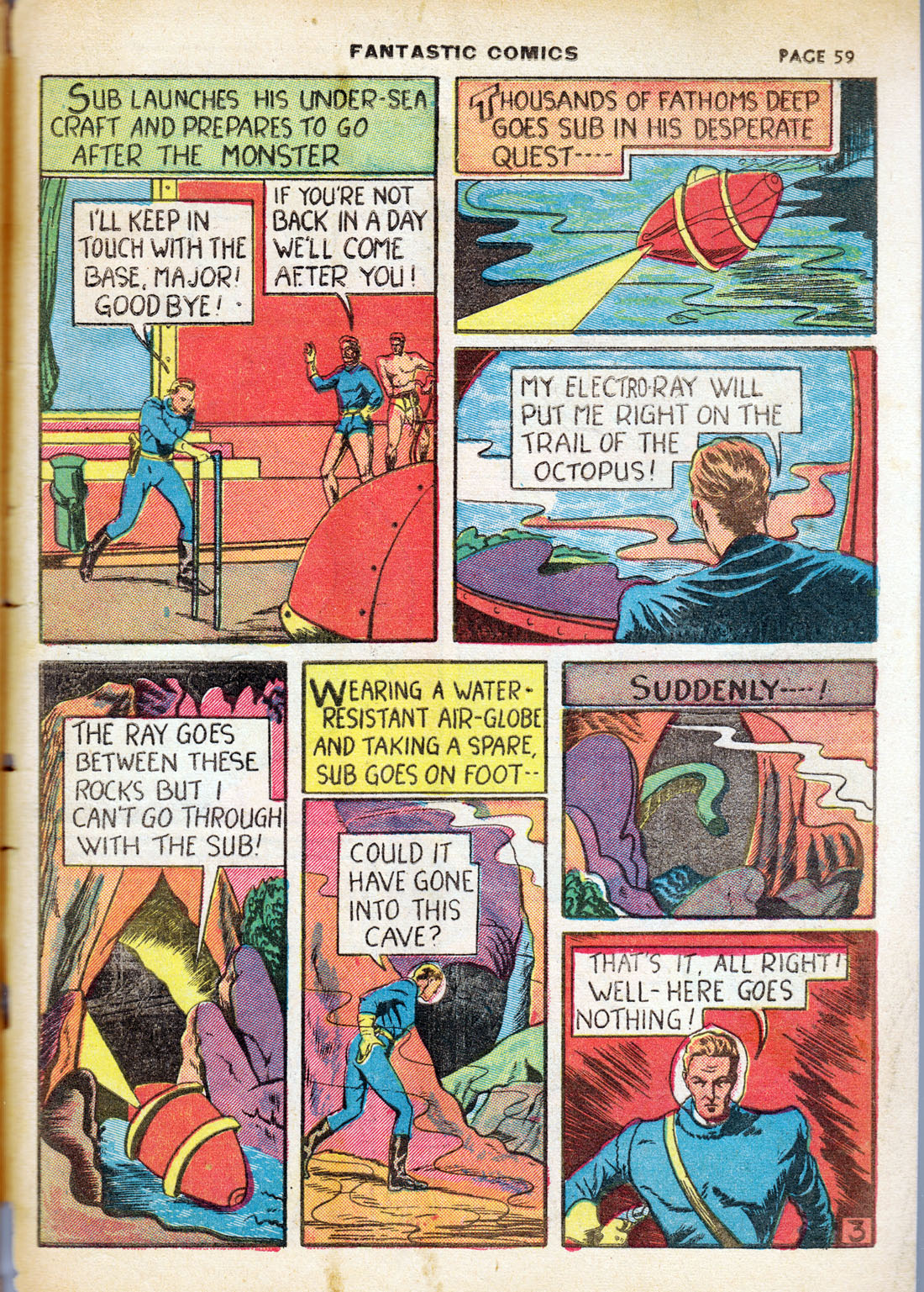 Read online Fantastic Comics comic -  Issue #7 - 61