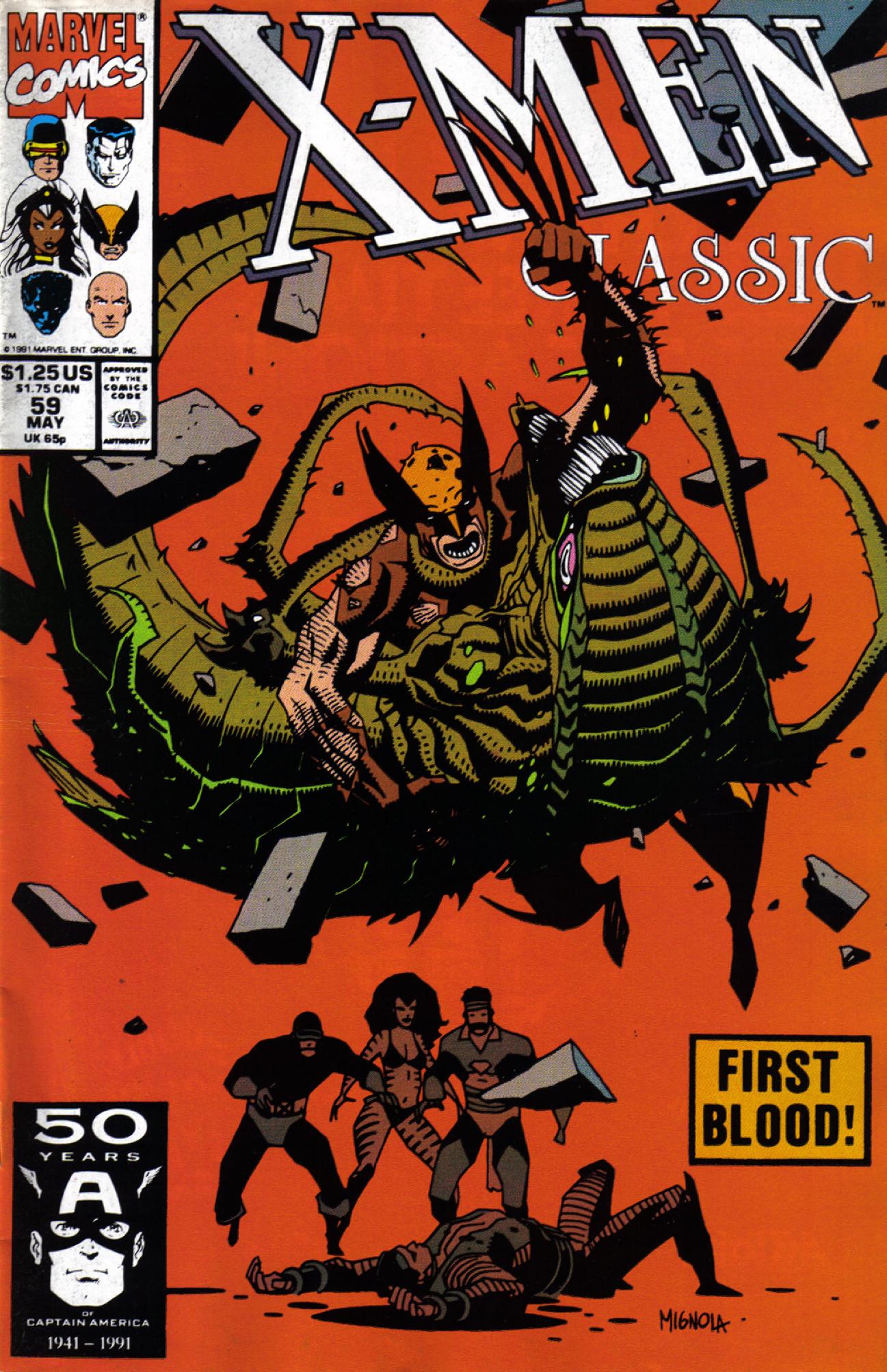 Read online X-Men Classic comic -  Issue #59 - 1
