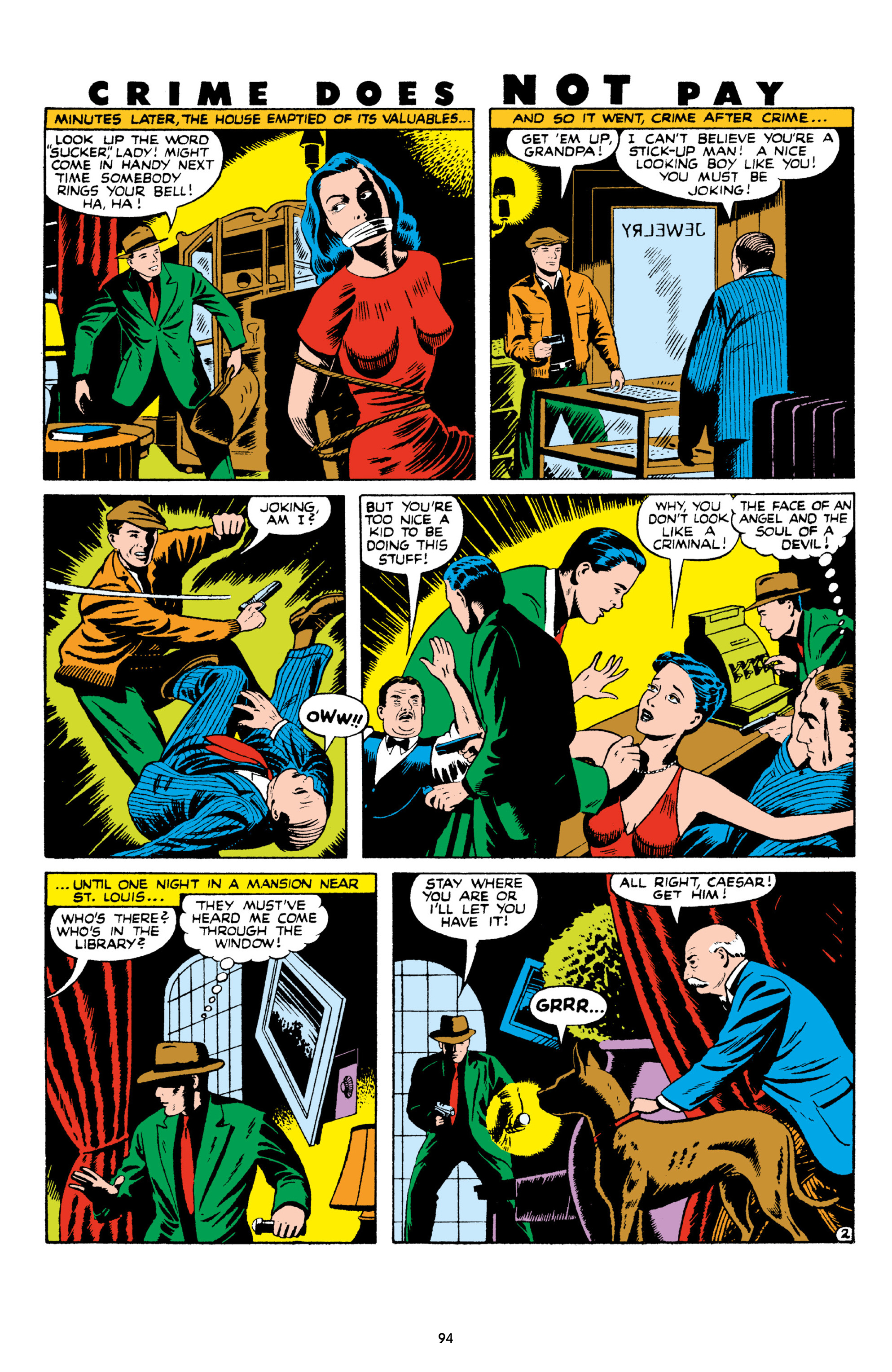 Read online Crime Does Not Pay Archives comic -  Issue # TPB 8 (Part 1) - 95