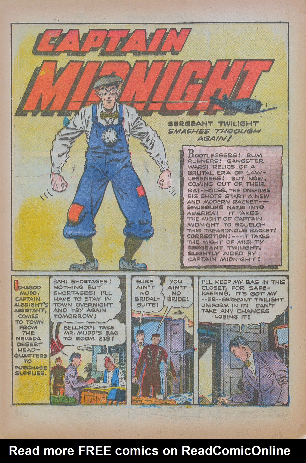 Read online Captain Midnight (1942) comic -  Issue #20 - 28