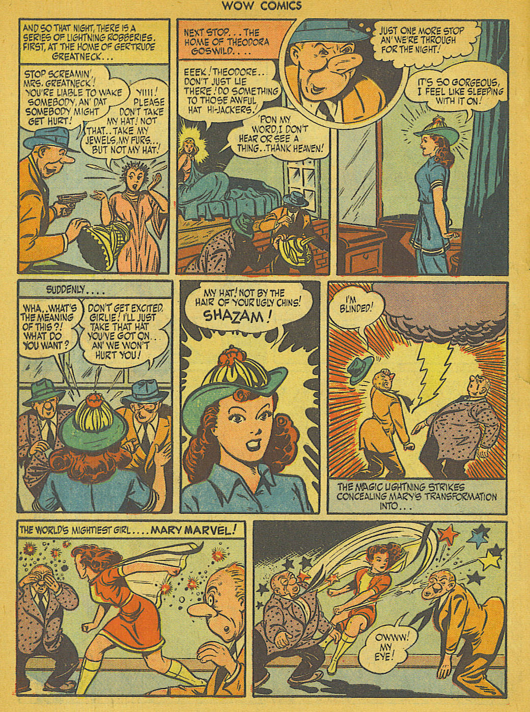 Read online Wow Comics comic -  Issue #32 - 5