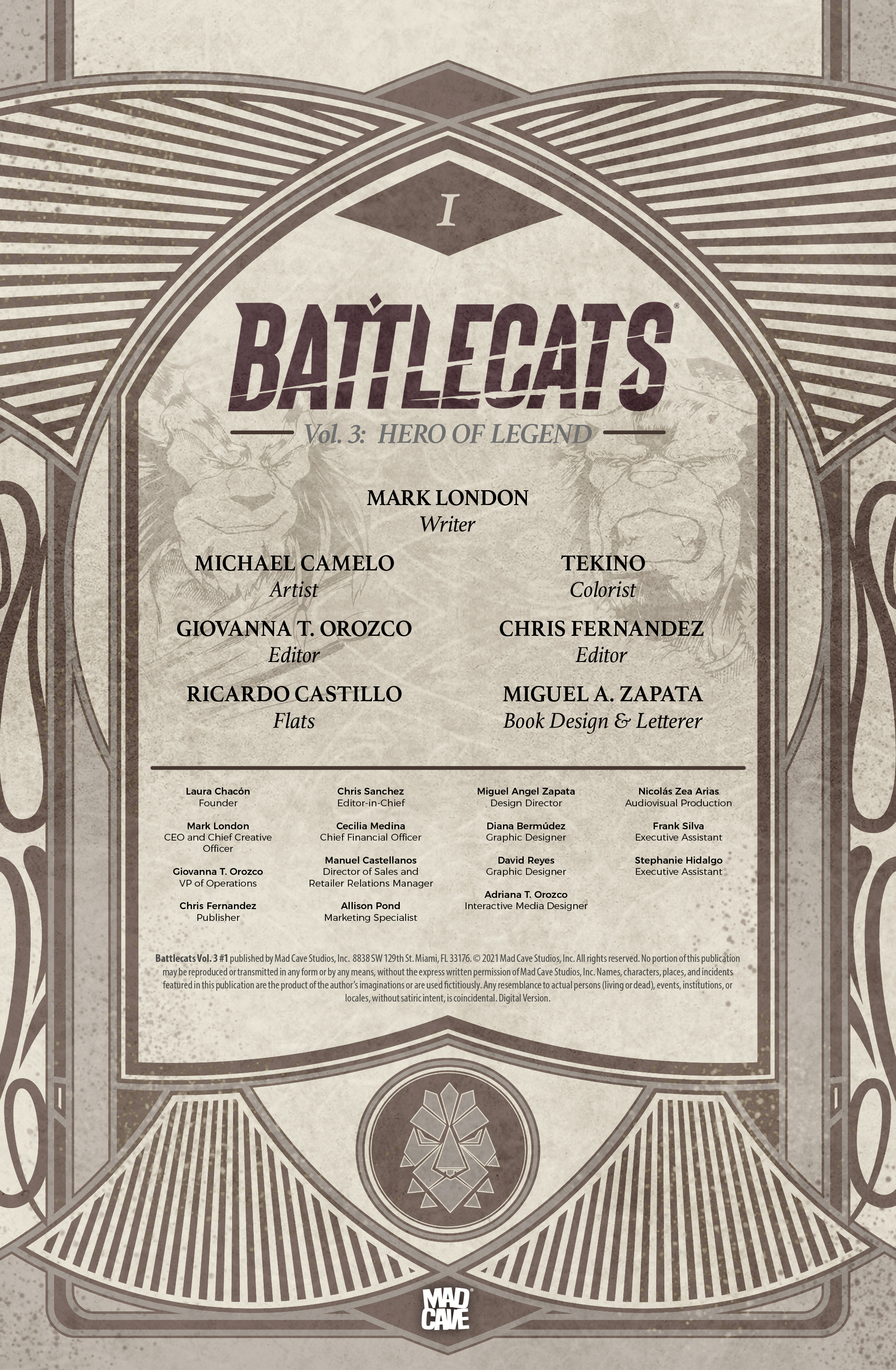 Read online Battlecats (2021) comic -  Issue #1 - 2