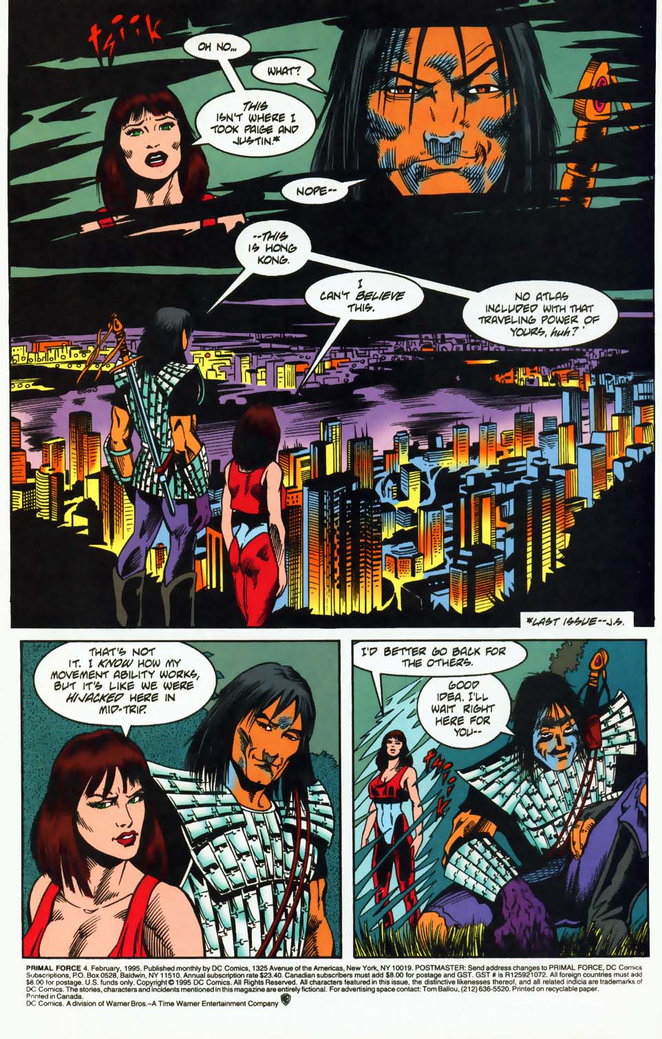 Read online Primal Force comic -  Issue #4 - 2