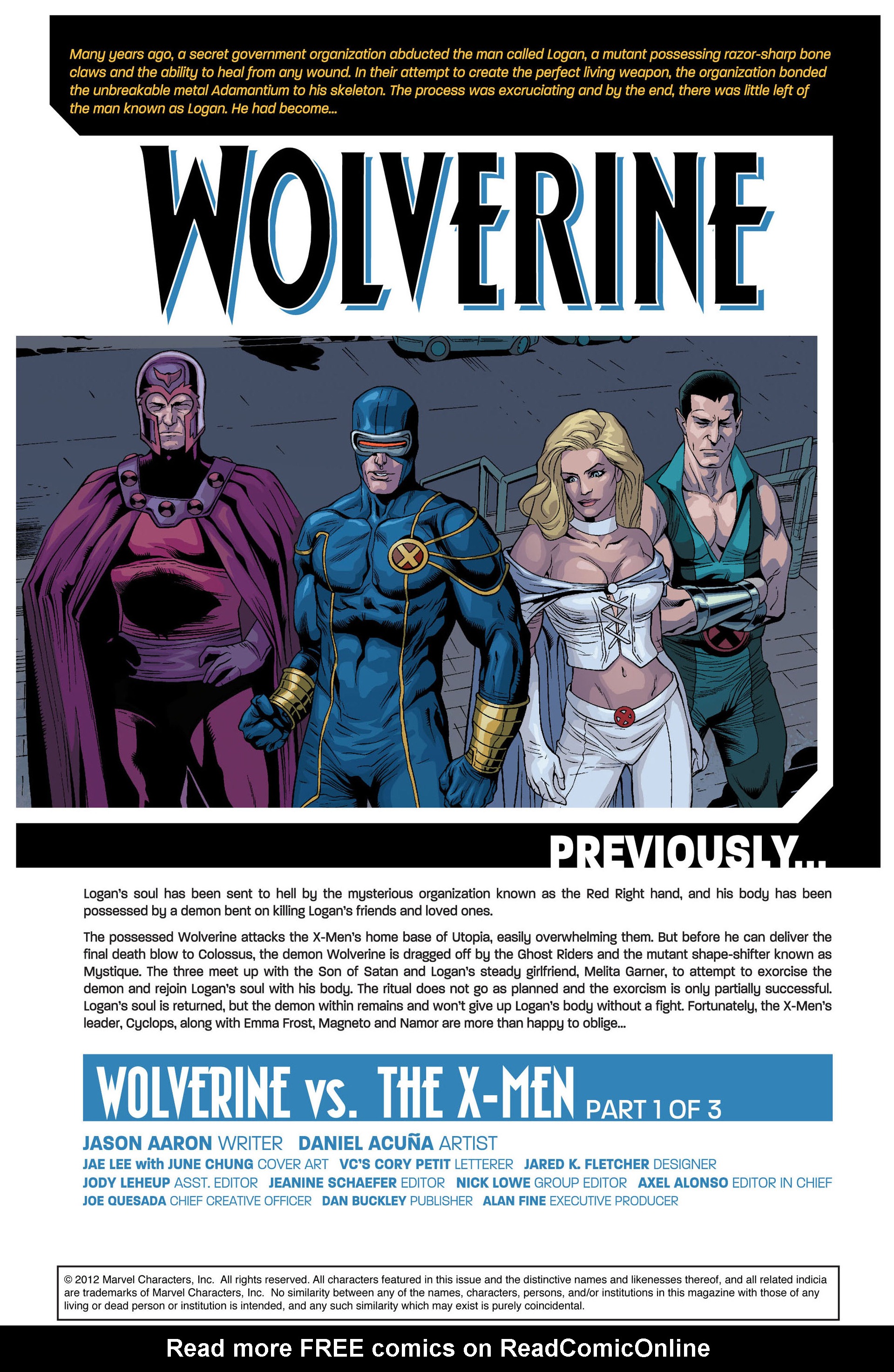 Read online Wolverine (2010) comic -  Issue #6 - 2
