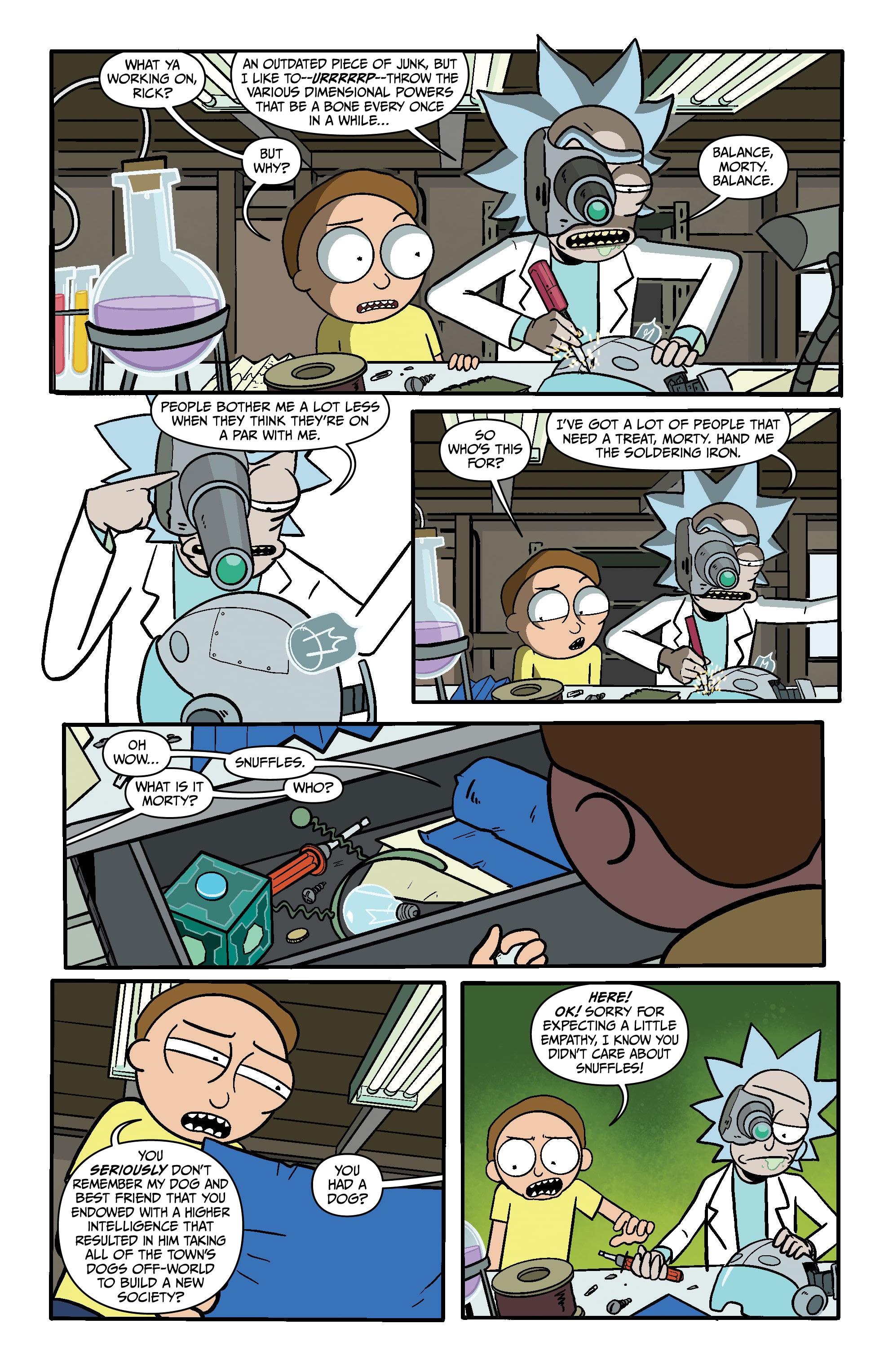 Read online Rick and Morty Presents: Snuffles Goes to War comic -  Issue # Full - 3