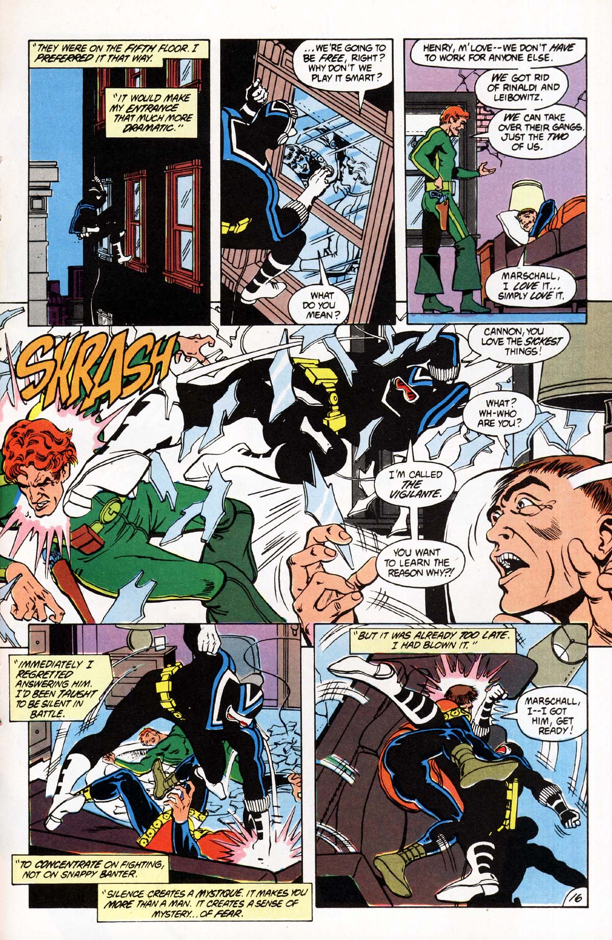 Read online Vigilante (1983) comic -  Issue #5 - 17