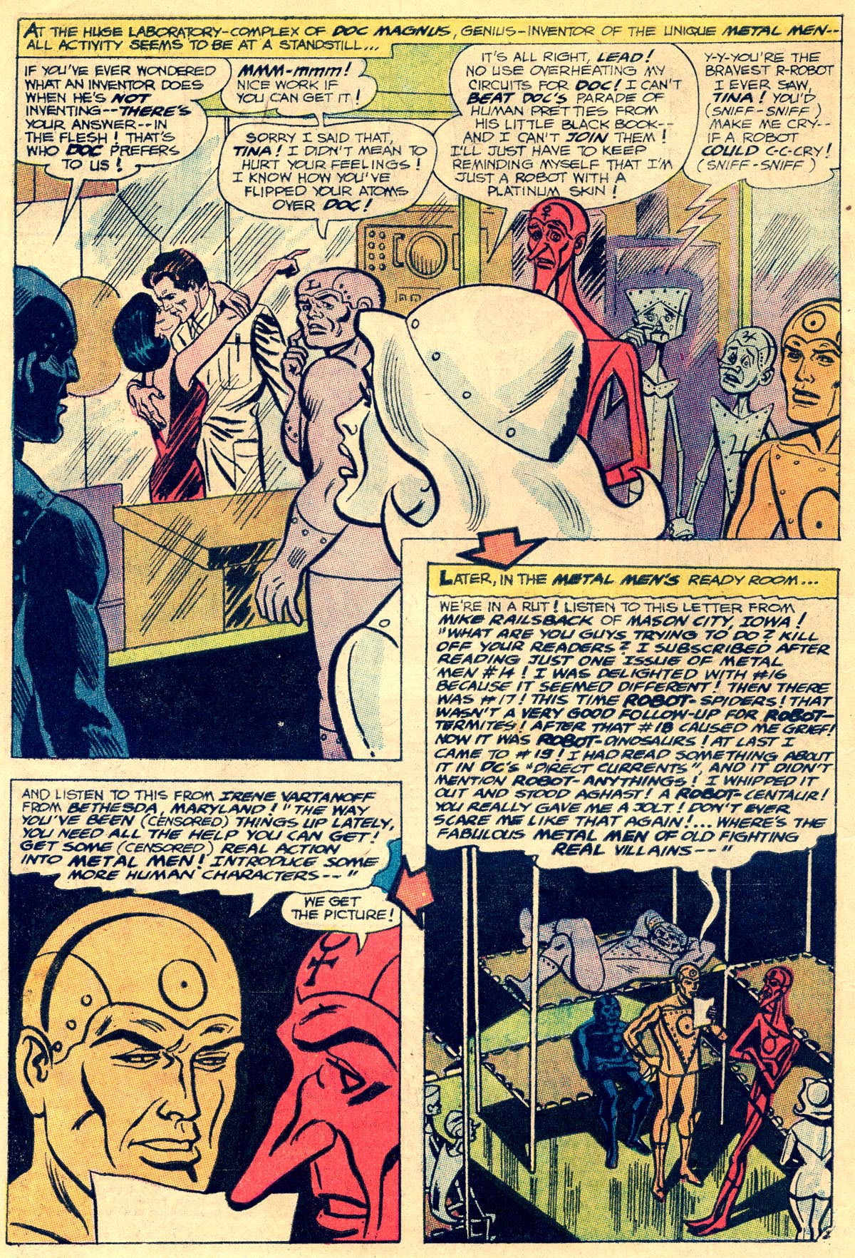 Read online Metal Men (1963) comic -  Issue #21 - 4