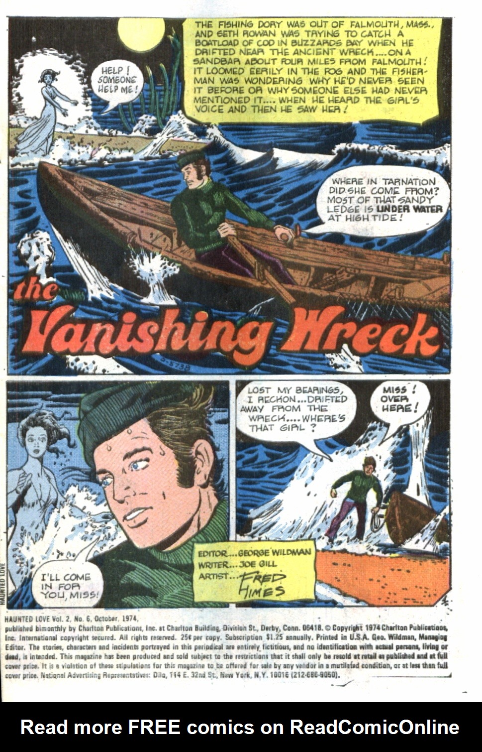 Read online Haunted Love (1973) comic -  Issue #6 - 3