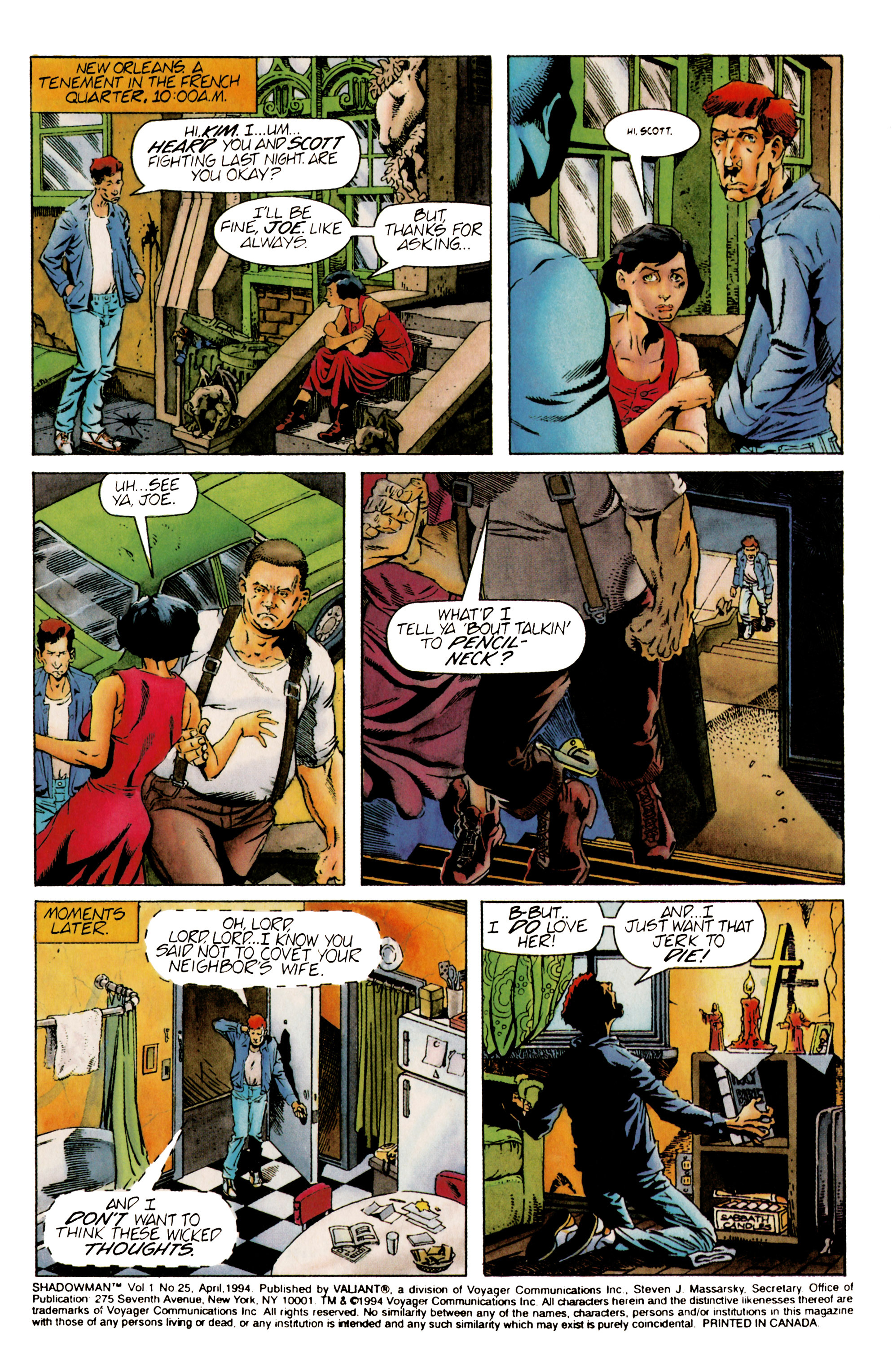 Read online Shadowman (1992) comic -  Issue #25 - 2