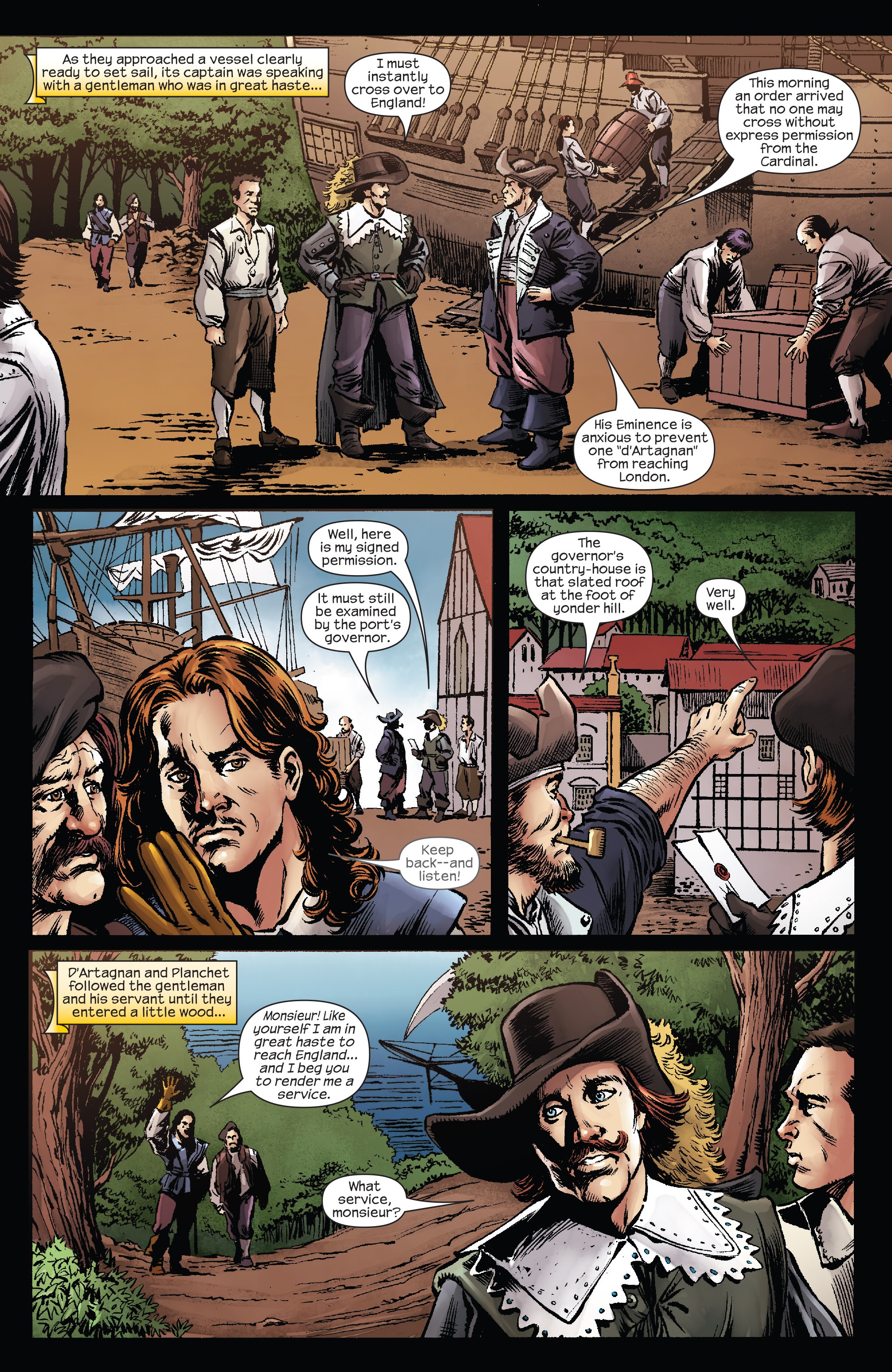 Read online Marvel Illustrated: The Three Musketeers comic -  Issue #3 - 4
