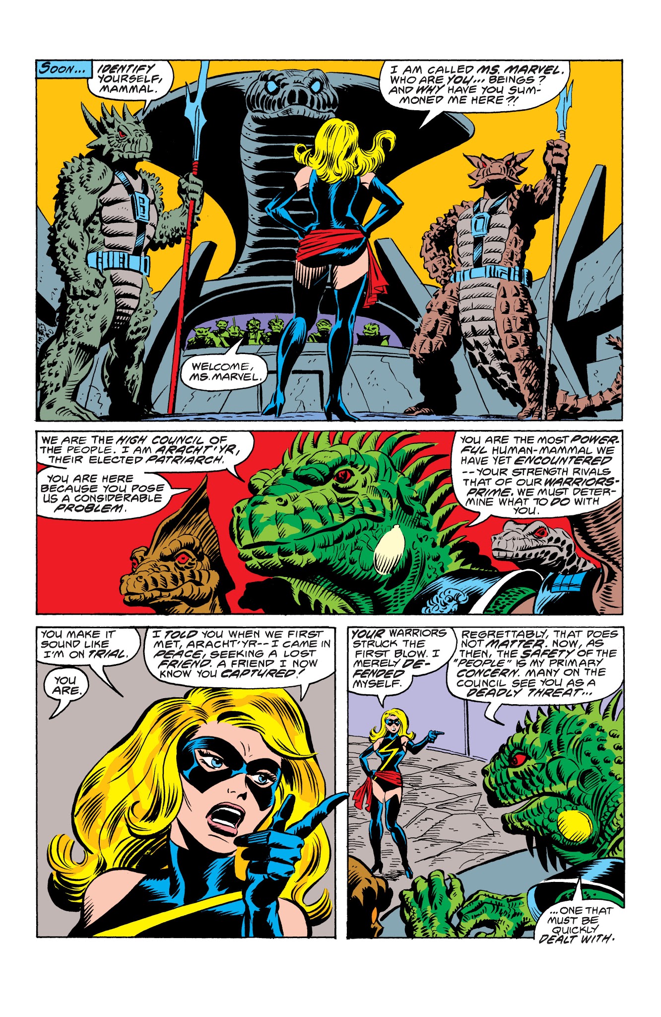 Read online Marvel Masterworks: Ms. Marvel comic -  Issue # TPB 2 - 122