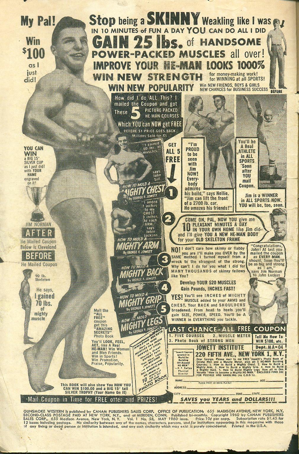 Read online Gunsmoke Western comic -  Issue #58 - 2