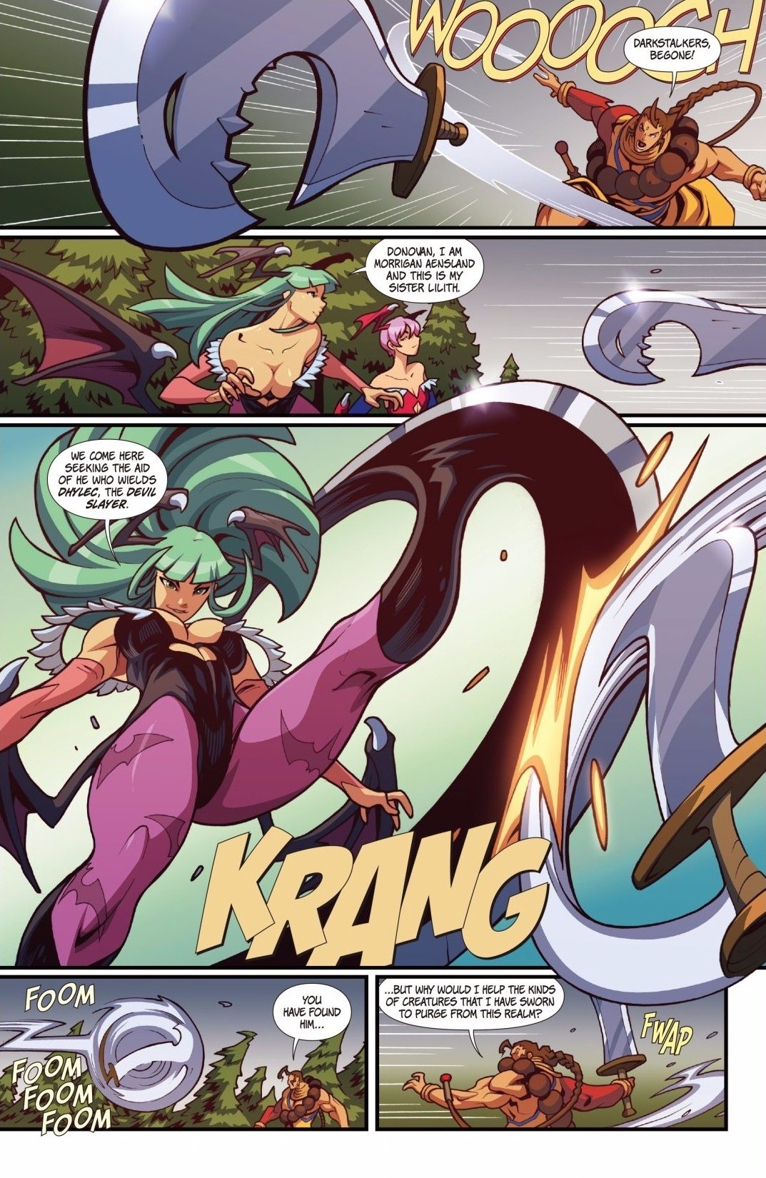 Read online Street Fighter VS Darkstalkers comic -  Issue #4 - 16