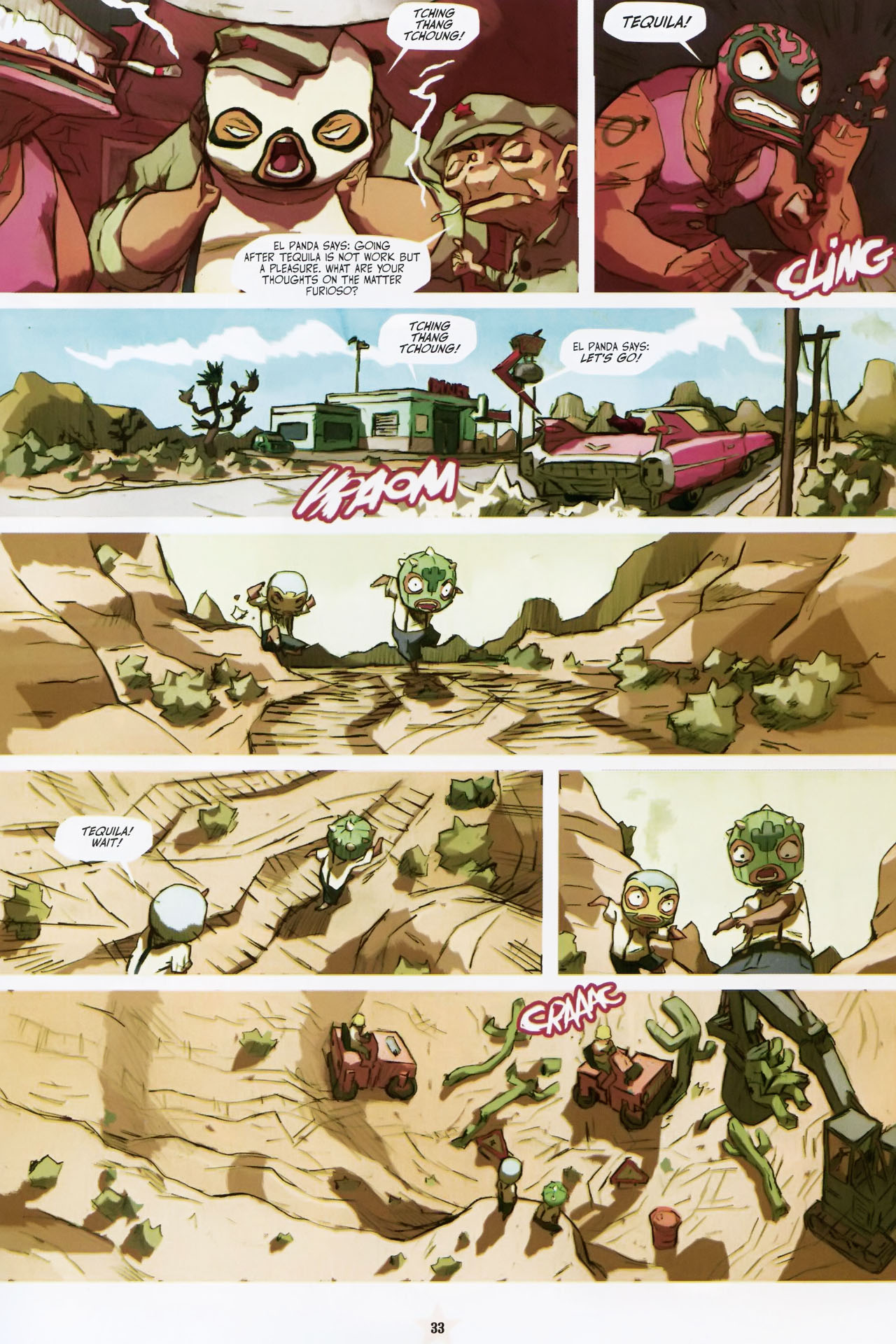 Read online Lucha Libre comic -  Issue #3 - 35