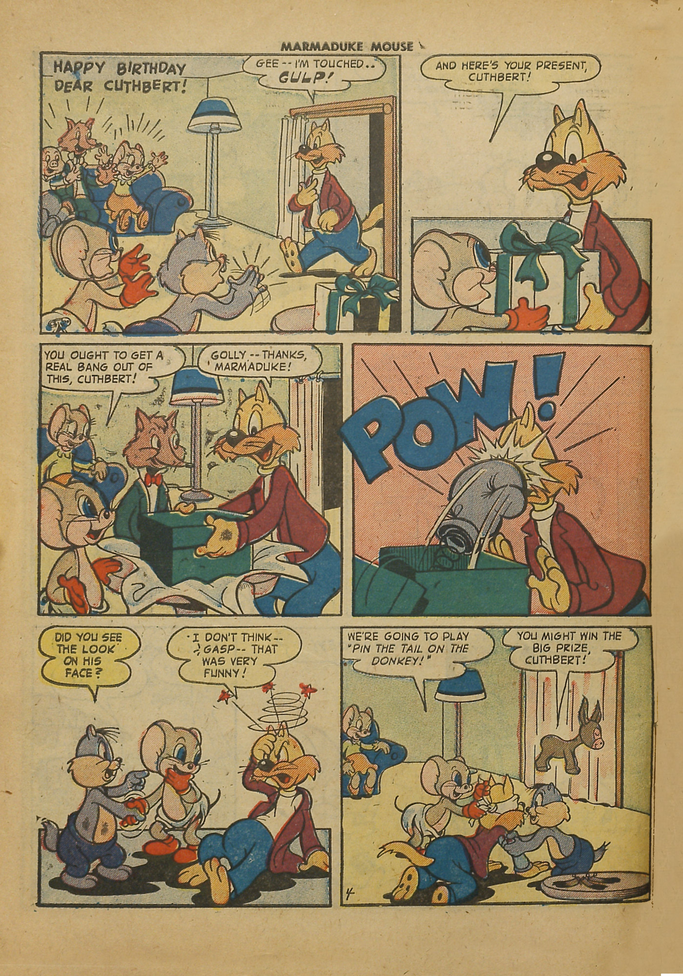 Read online Marmaduke Mouse comic -  Issue #38 - 6