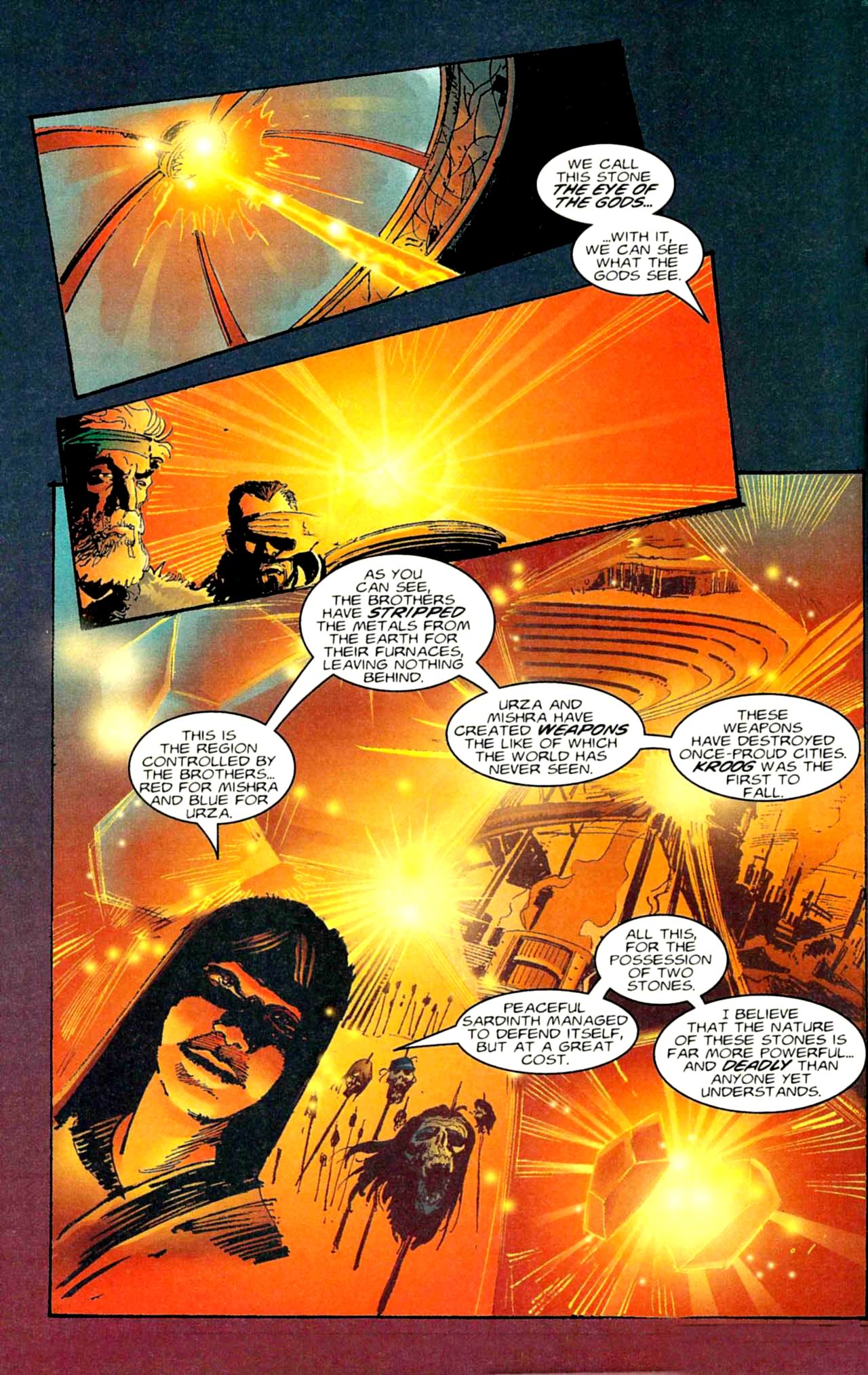 Read online Urza-Mishra War on the World of Magic: The Gathering comic -  Issue #2 - 8
