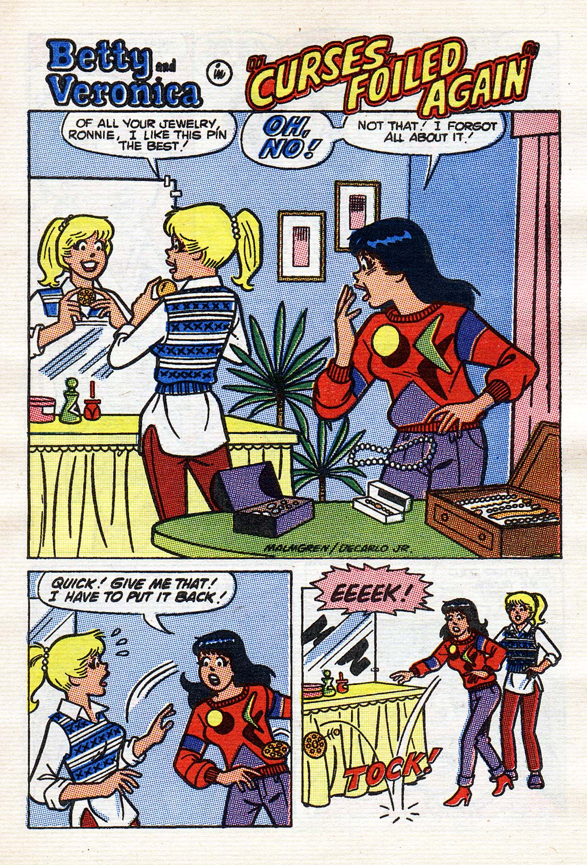 Read online Betty and Veronica Digest Magazine comic -  Issue #42 - 12