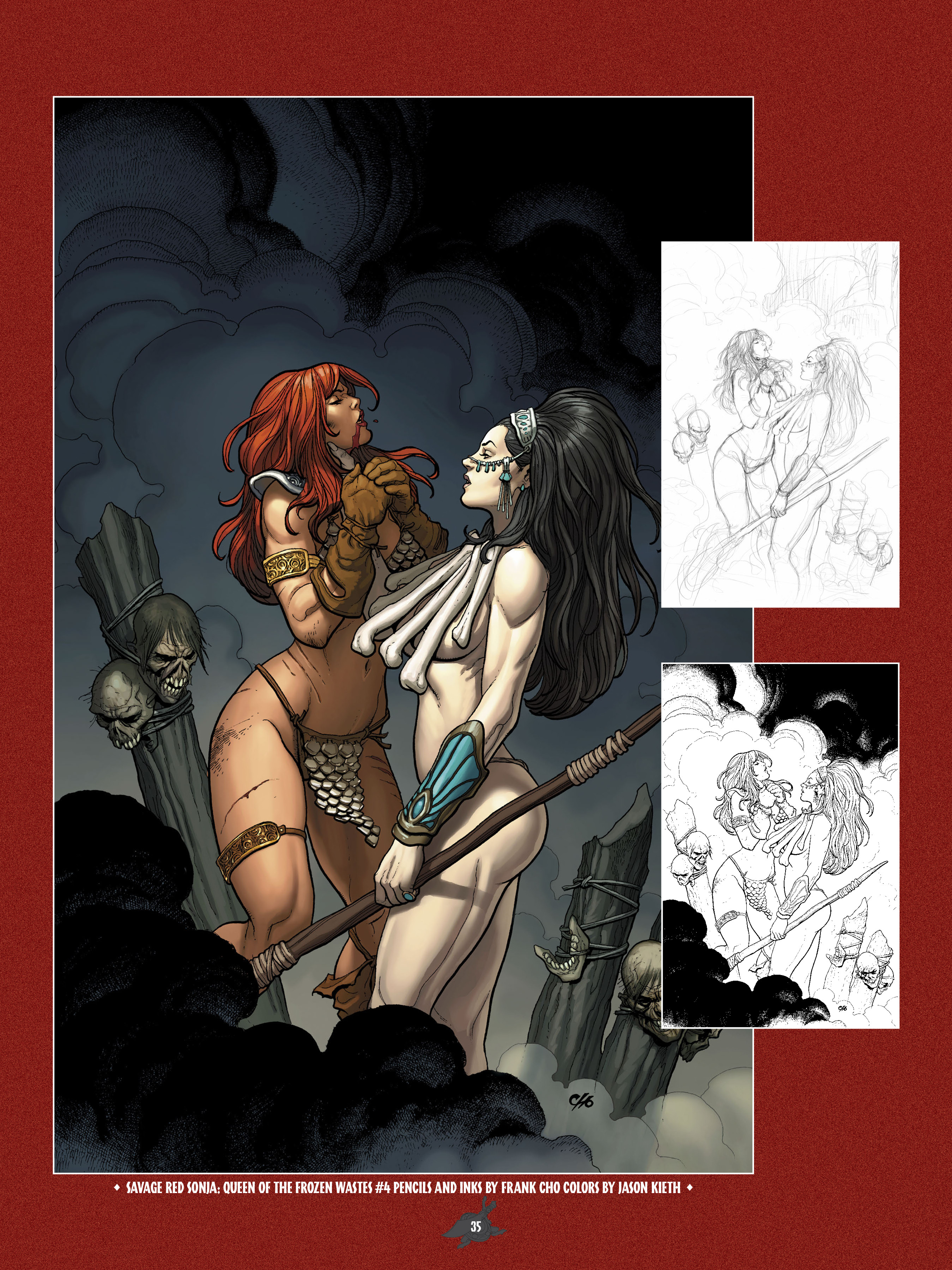 Read online The Art of Red Sonja comic -  Issue # TPB 1 (Part 1) - 34