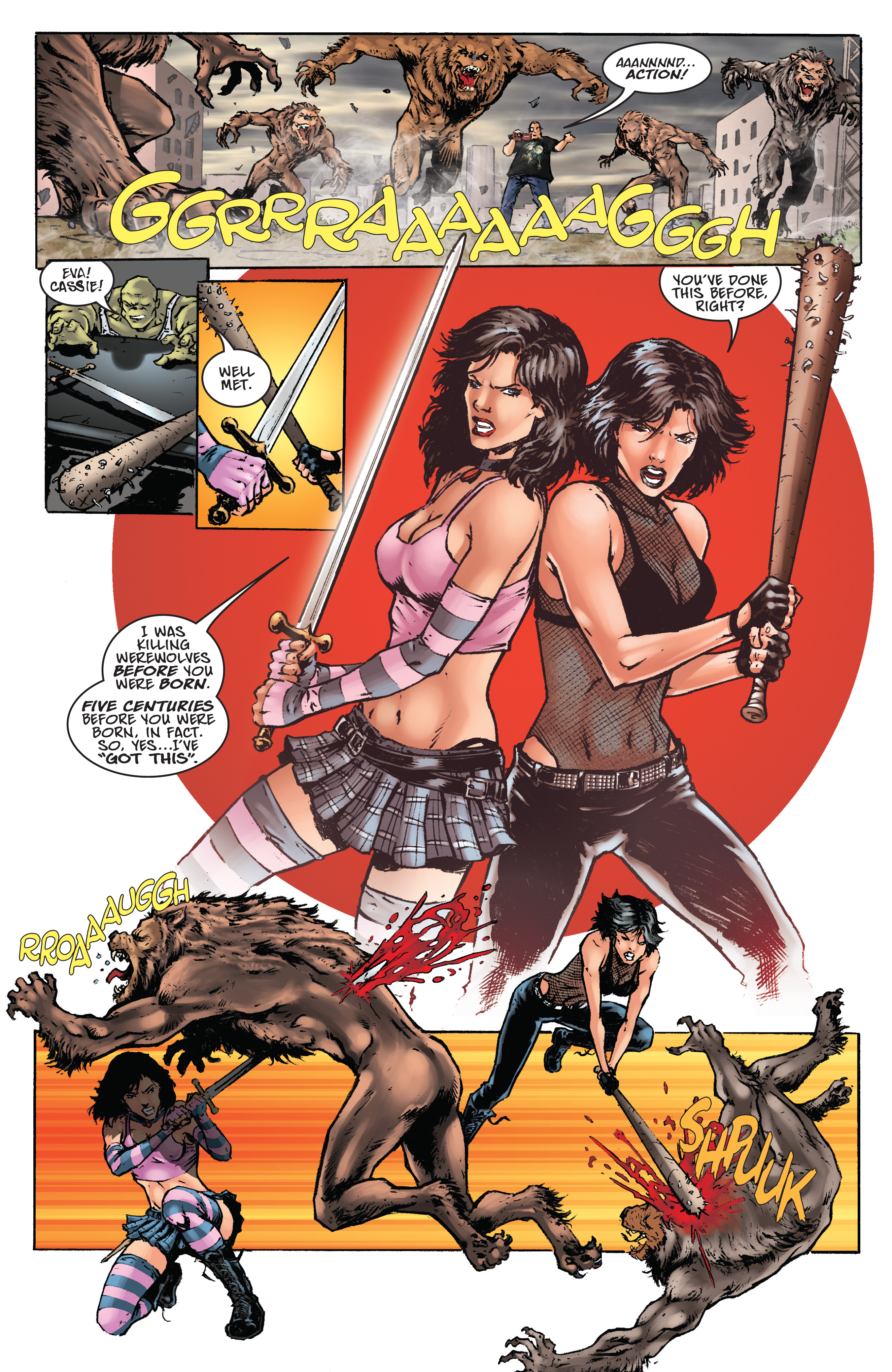 Read online Hack/Slash/Eva Monster's Ball comic -  Issue #2 - 13