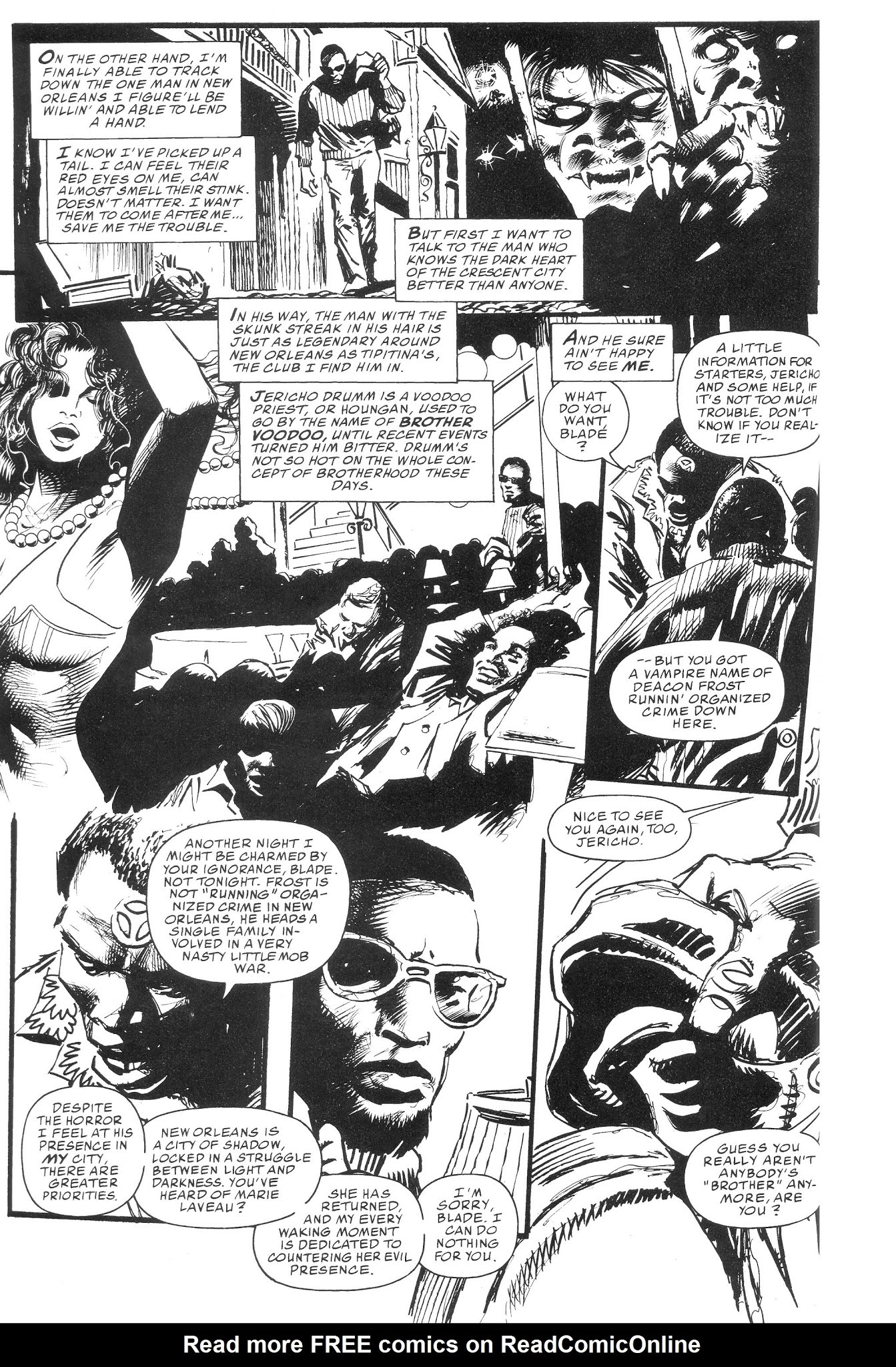 Read online Blade: Black & White comic -  Issue # TPB - 116