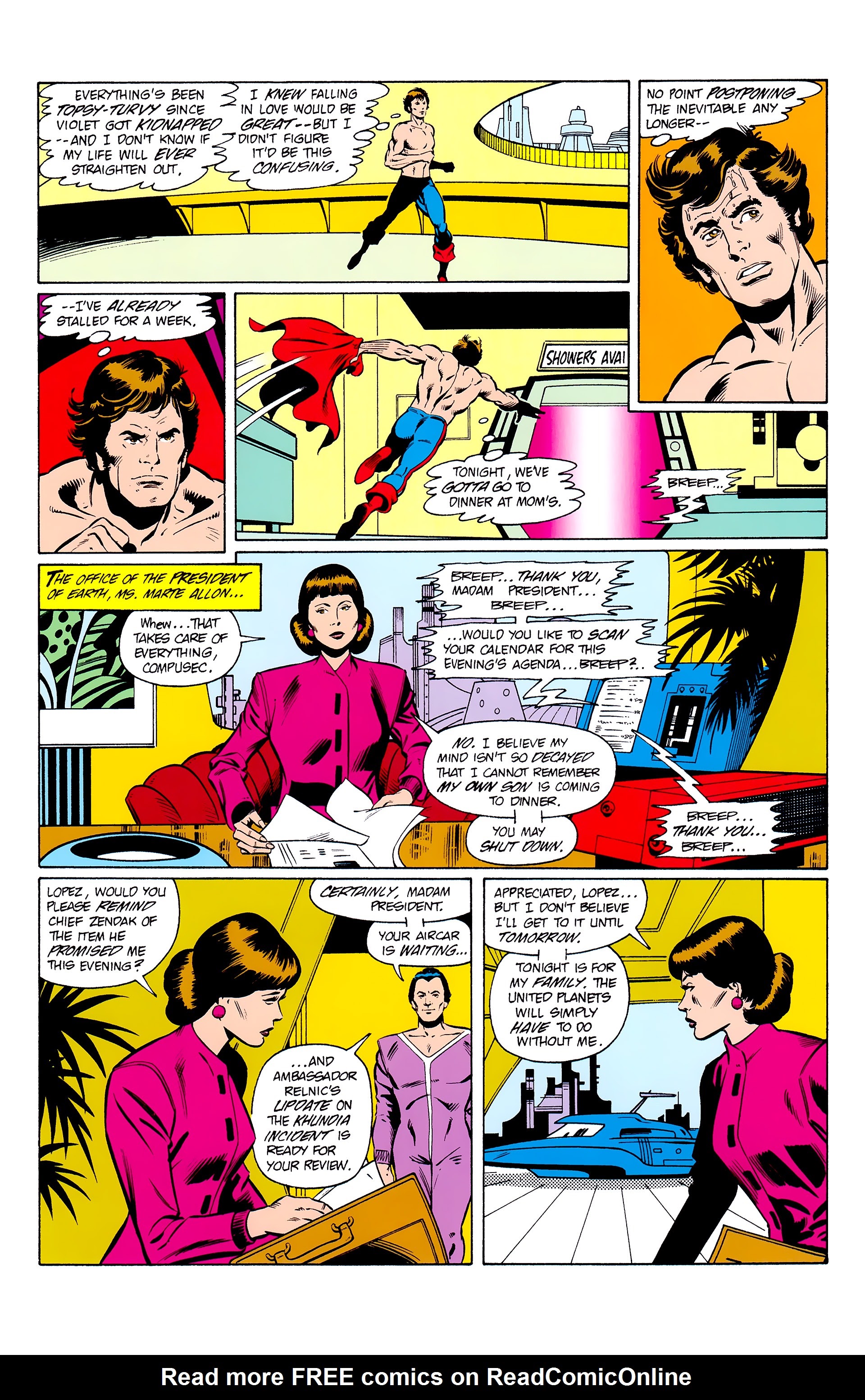 Read online Legion of Super-Heroes (1980) comic -  Issue #308 - 17