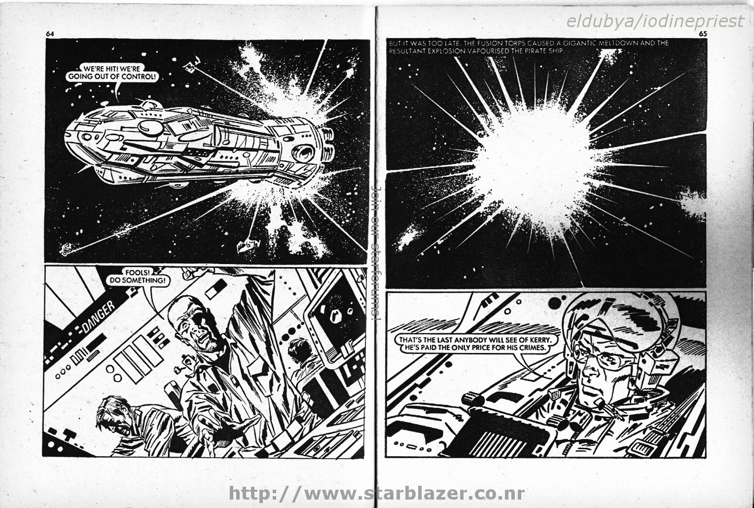 Read online Starblazer comic -  Issue #68 - 34