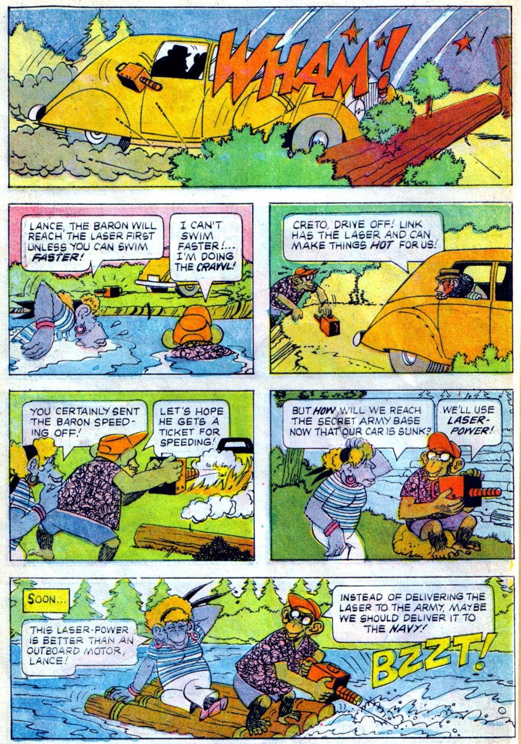 Read online Lancelot Link Secret Chimp comic -  Issue #1 - 9