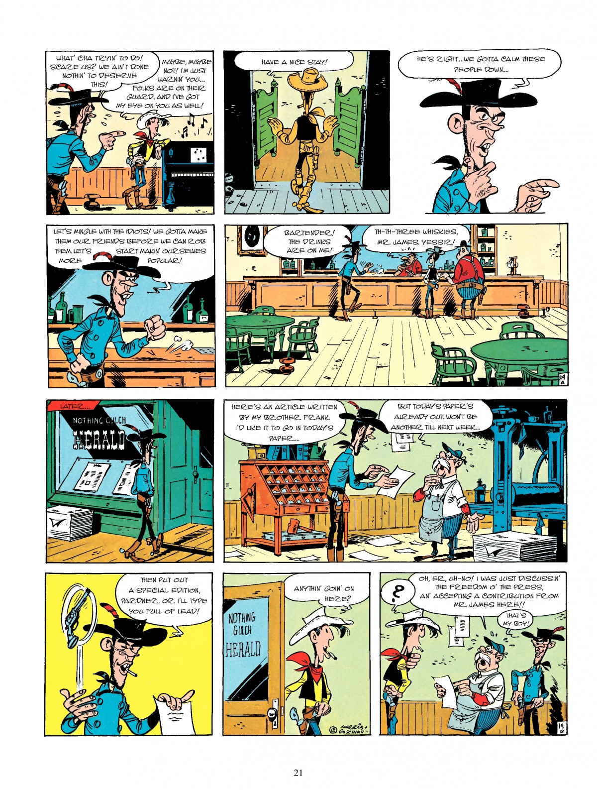 Read online A Lucky Luke Adventure comic -  Issue #4 - 23