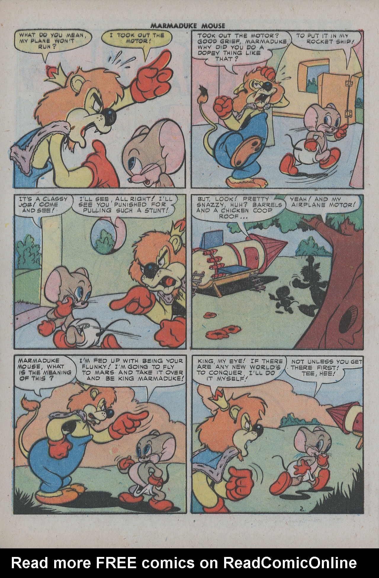 Read online Marmaduke Mouse comic -  Issue #28 - 5