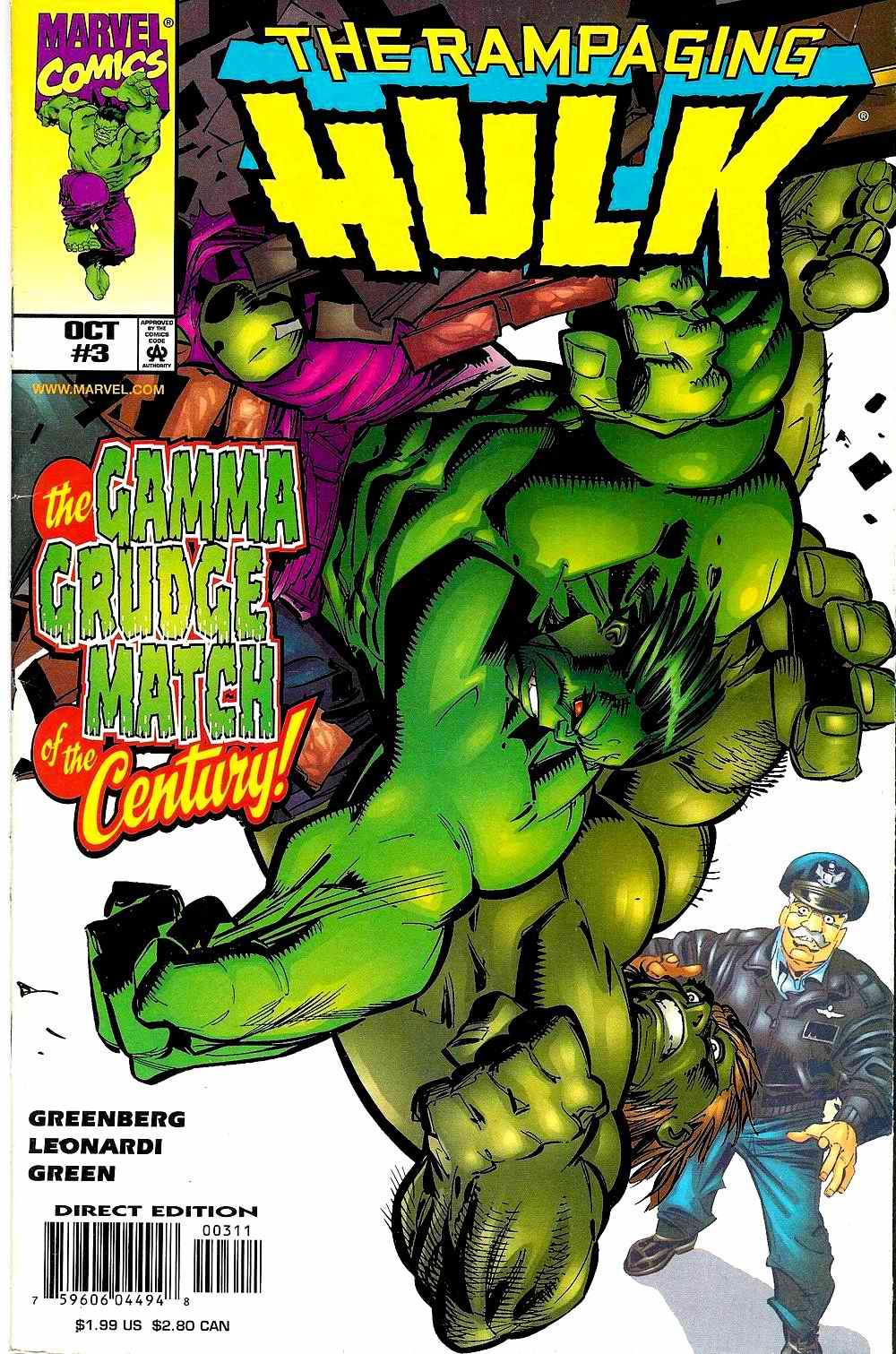 Read online The Rampaging Hulk (1998) comic -  Issue #3 - 1