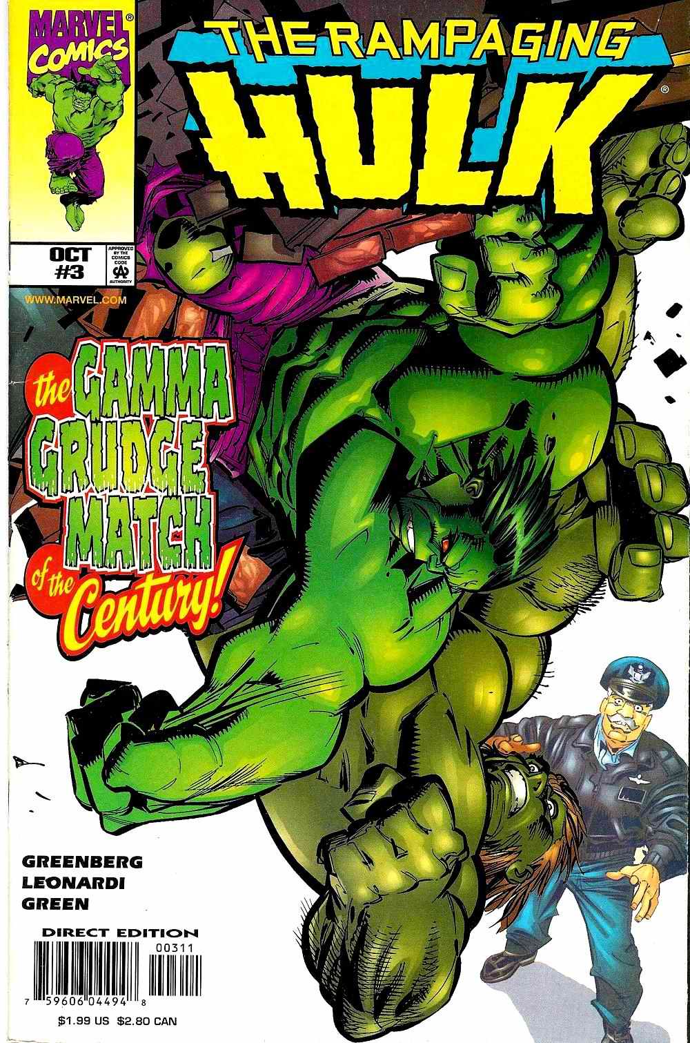 Read online The Rampaging Hulk (1998) comic -  Issue #3 - 1
