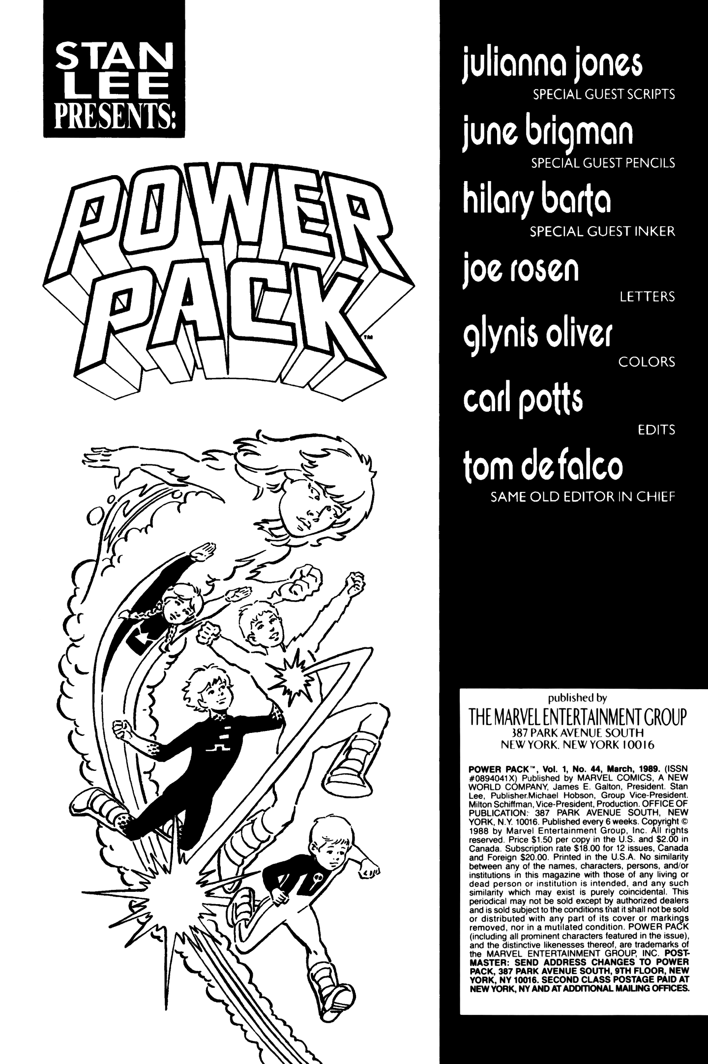 Read online Power Pack (1984) comic -  Issue #44 - 2