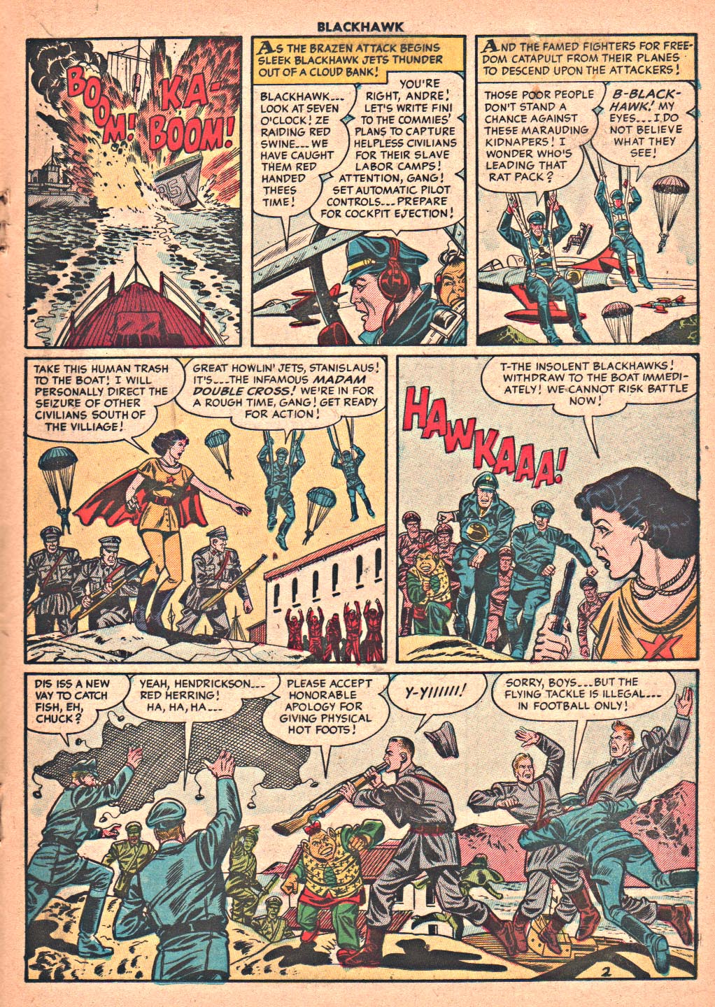 Read online Blackhawk (1957) comic -  Issue #83 - 19